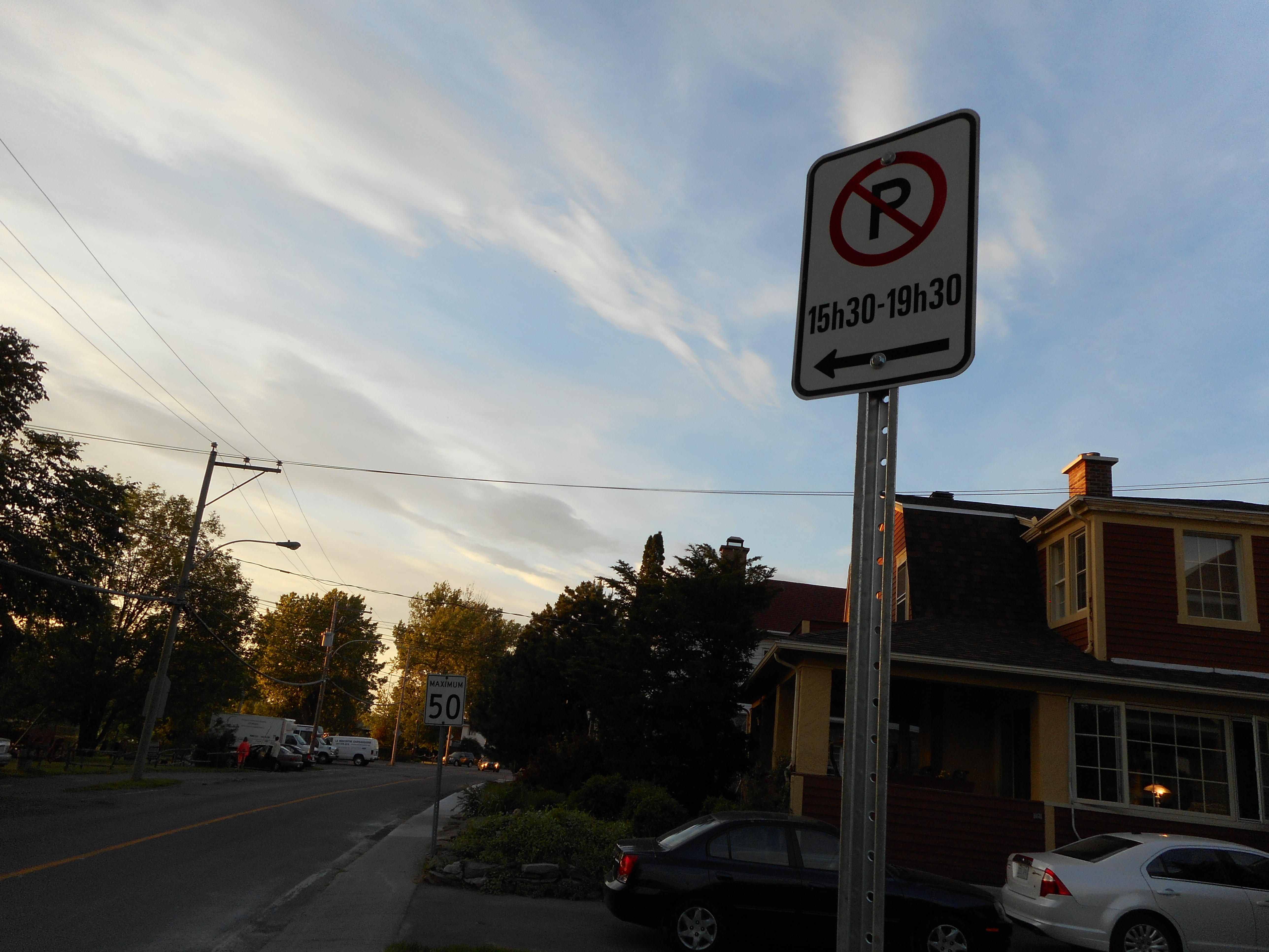 Une interdiction de stationner liée à des plaintes à Châteauguay