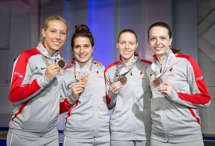 Une escrimeuse médaillée à Panama