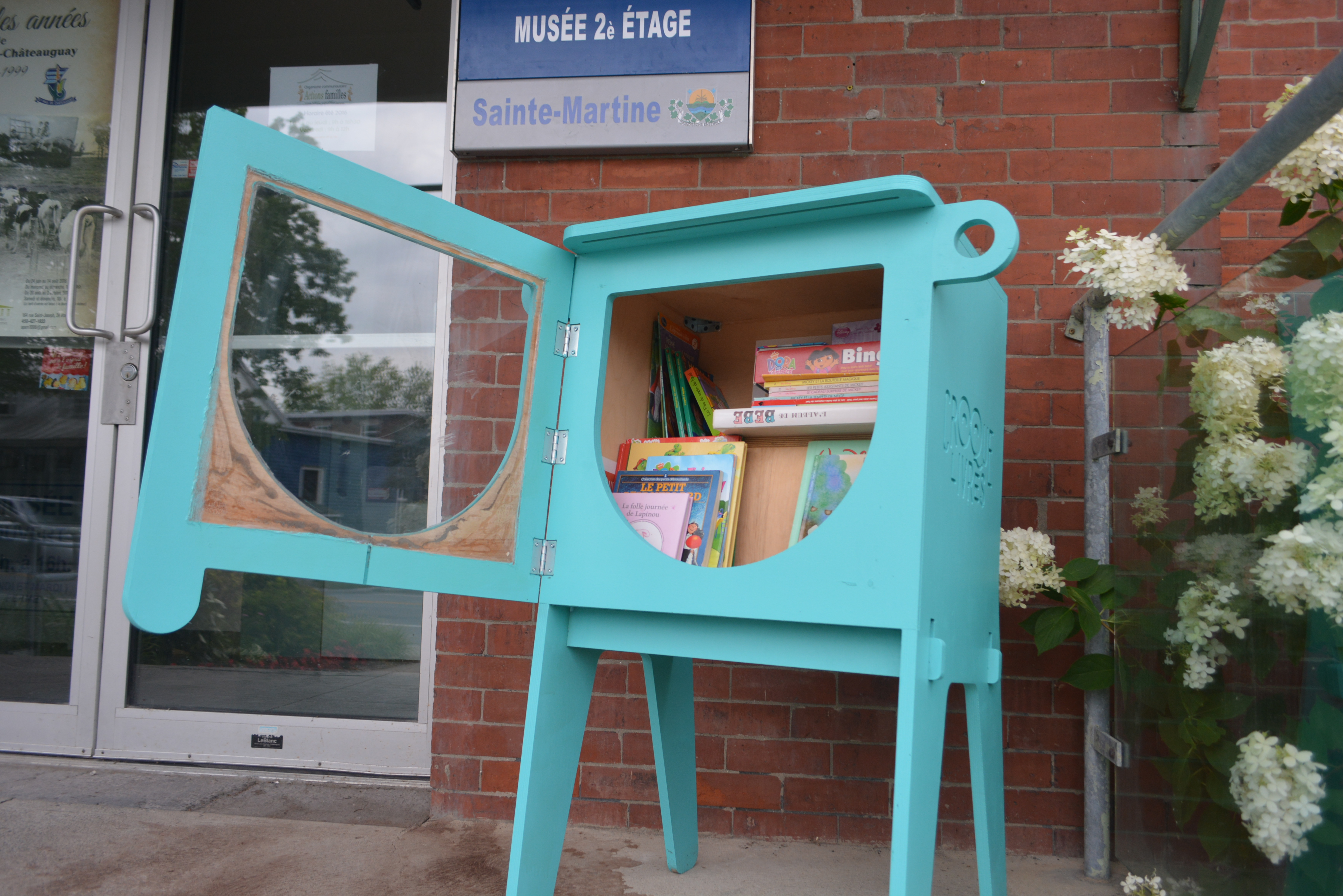 Le contenu du Croque-livres à Sainte-Martine vandalisé