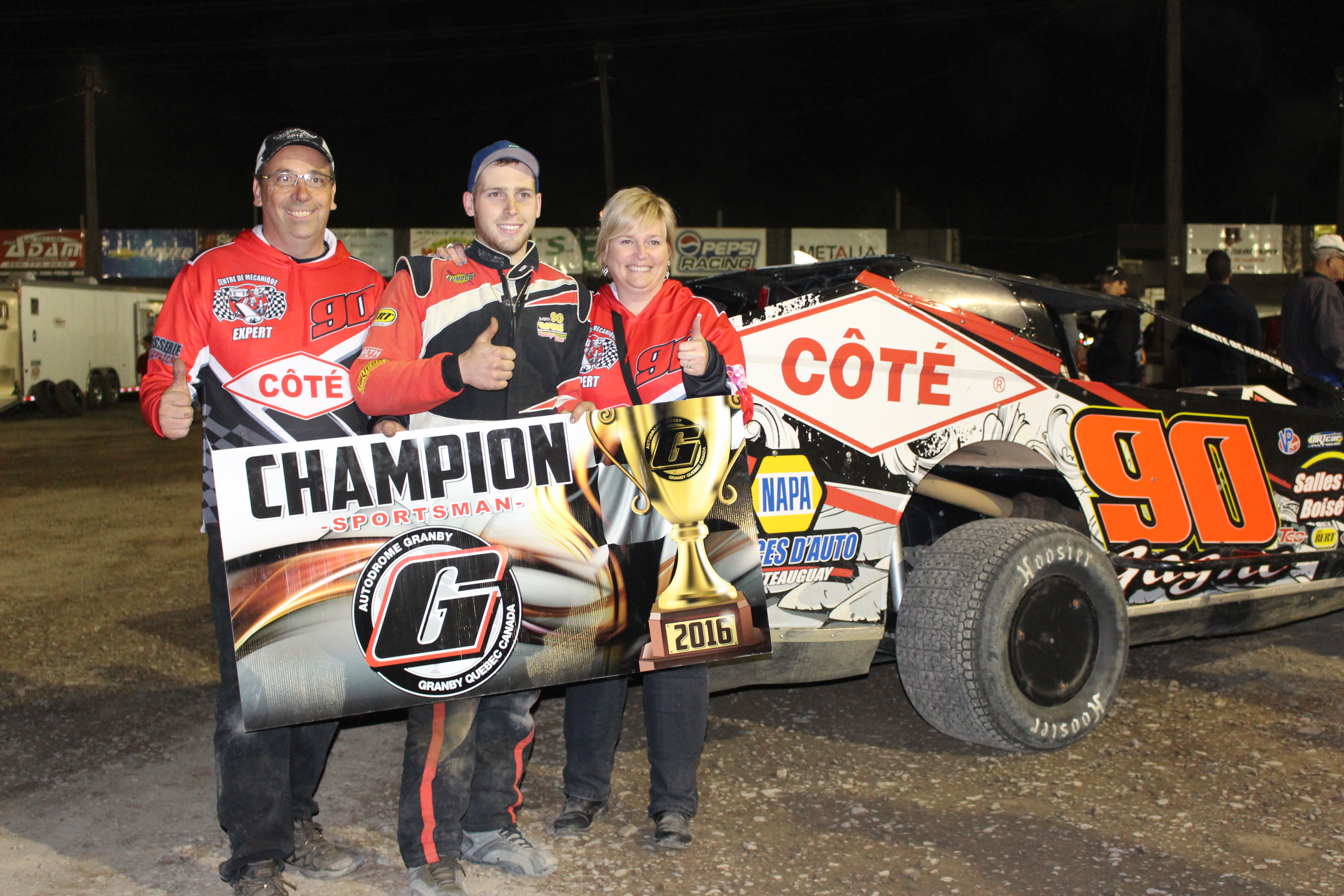 Un pilote de Mercier champion à l&rsquo;Autodrome Granby