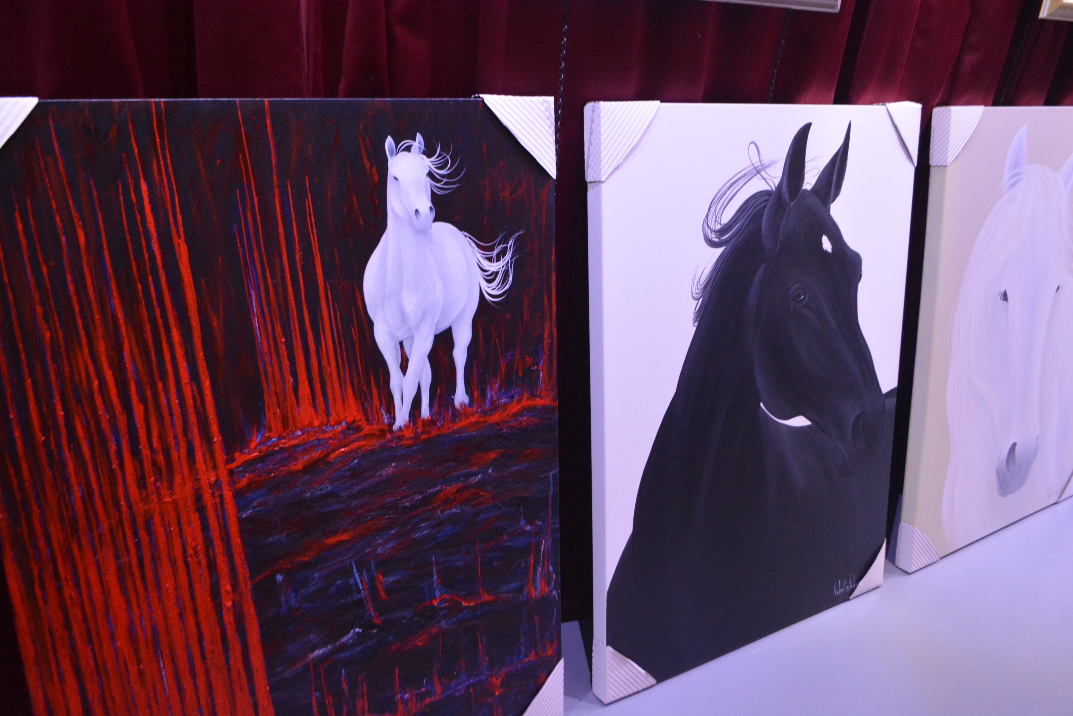 Image illustrant l'article: Des chevaux majestueux sur toile