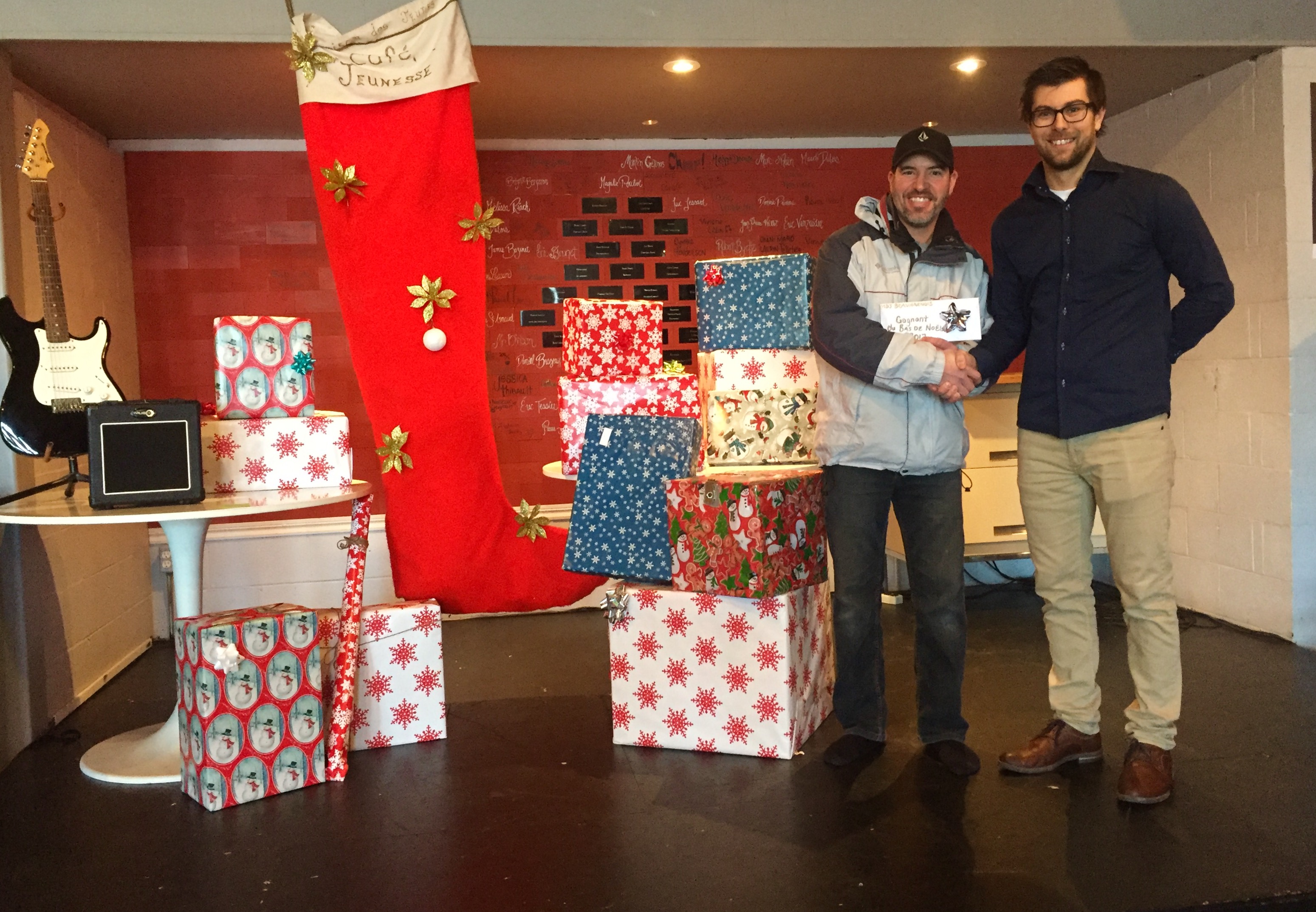 Il a gagné le Super bas de la Maison des jeunes de Beauharnois