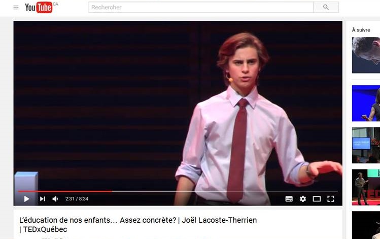 Il présente sa vision de cours «utiles à la vie» au secondaire