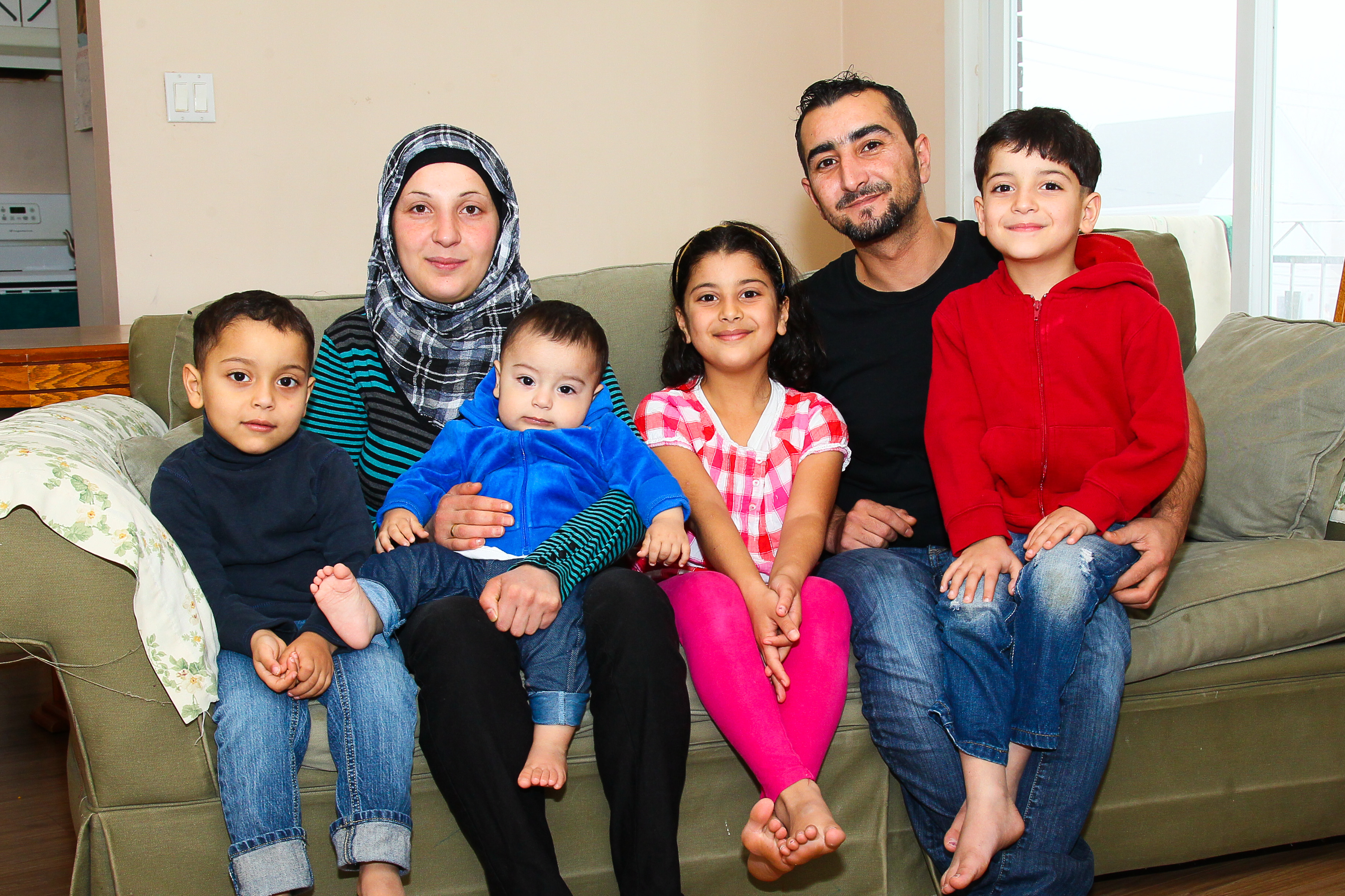 La famille syrienne parrainée par la communauté un an plus tard