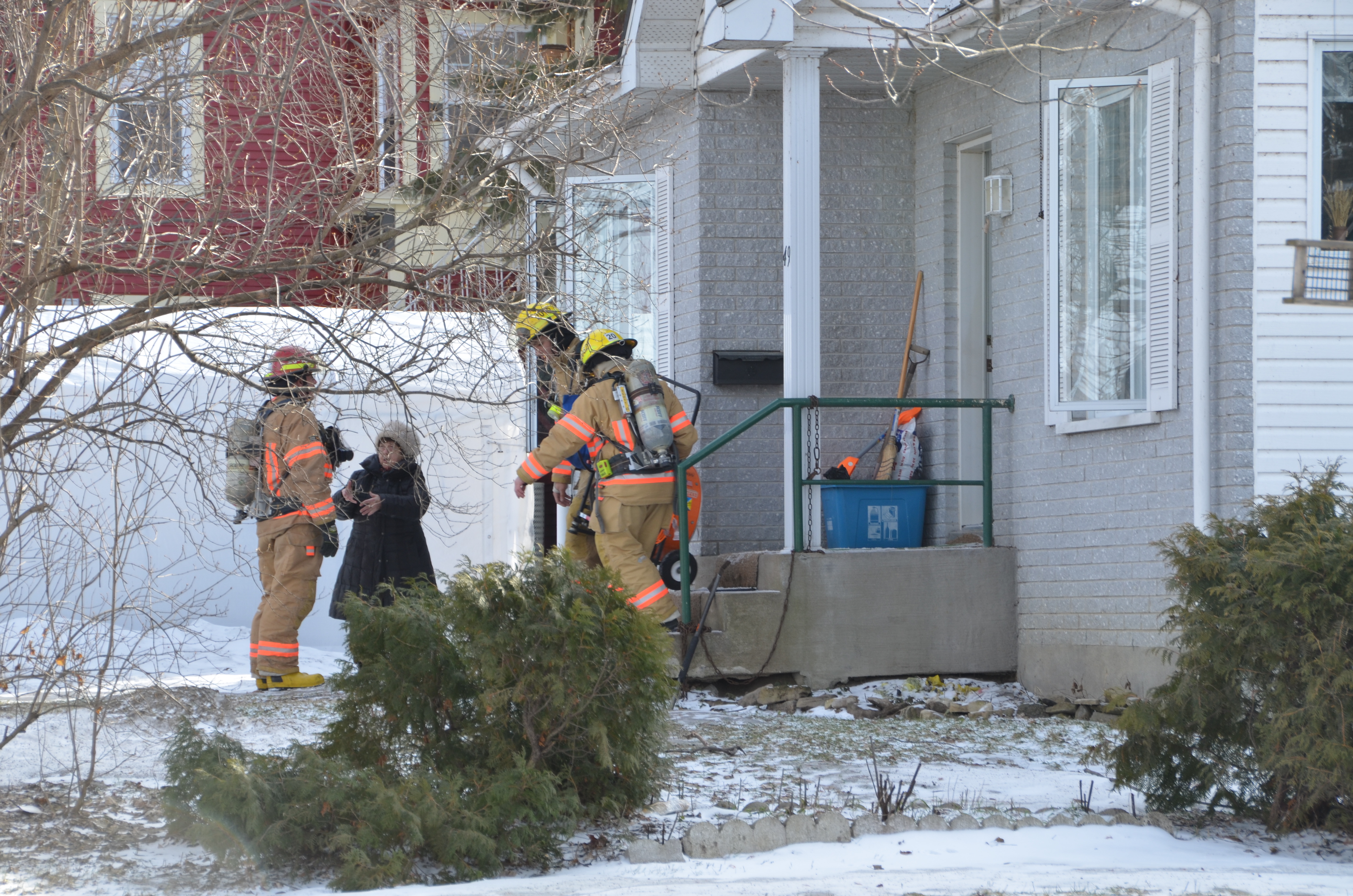 Boucane dans une maison