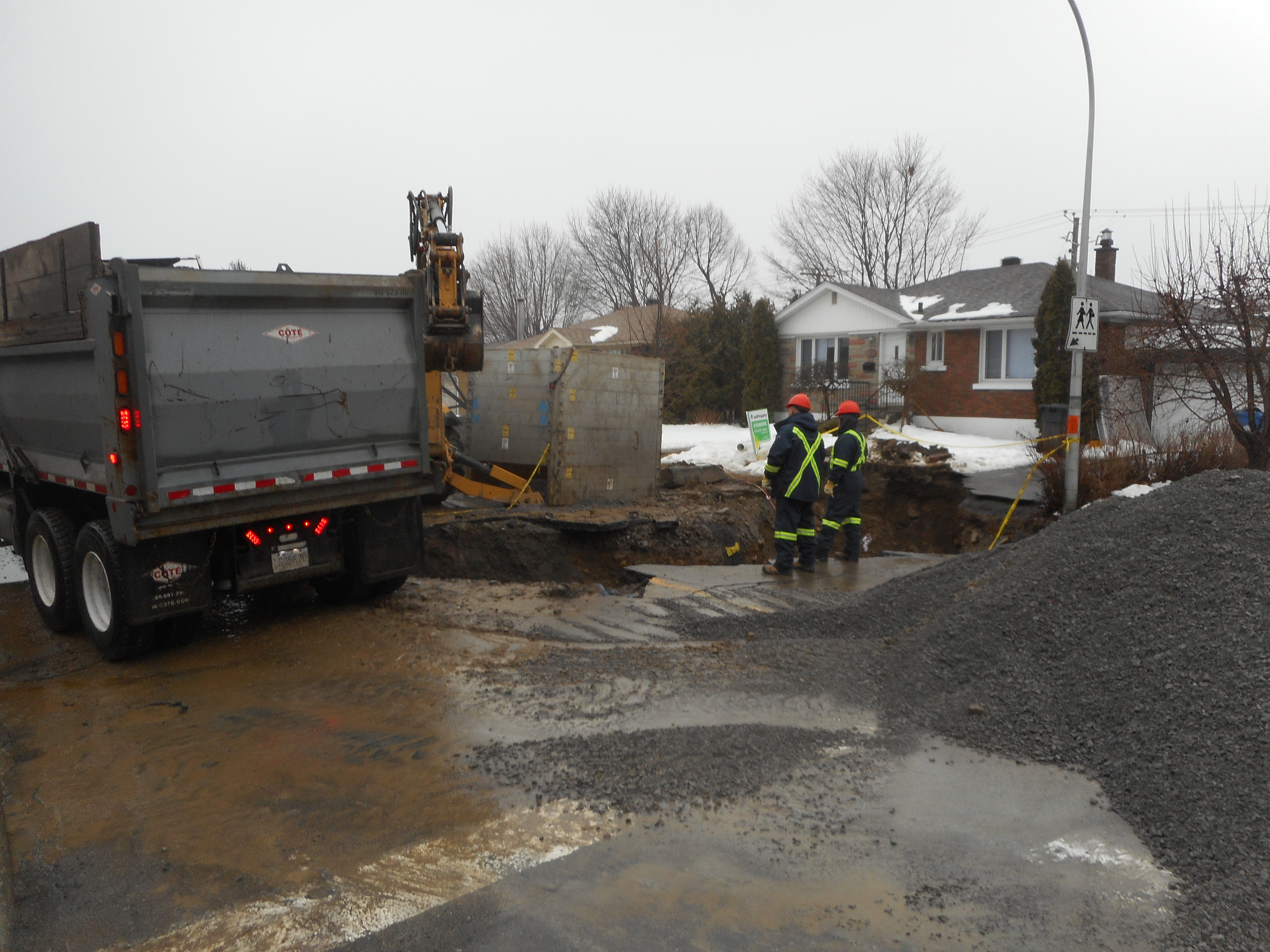 Boulevard Primeau : Retour à la normale prévu d&rsquo;ici la fin de la journée