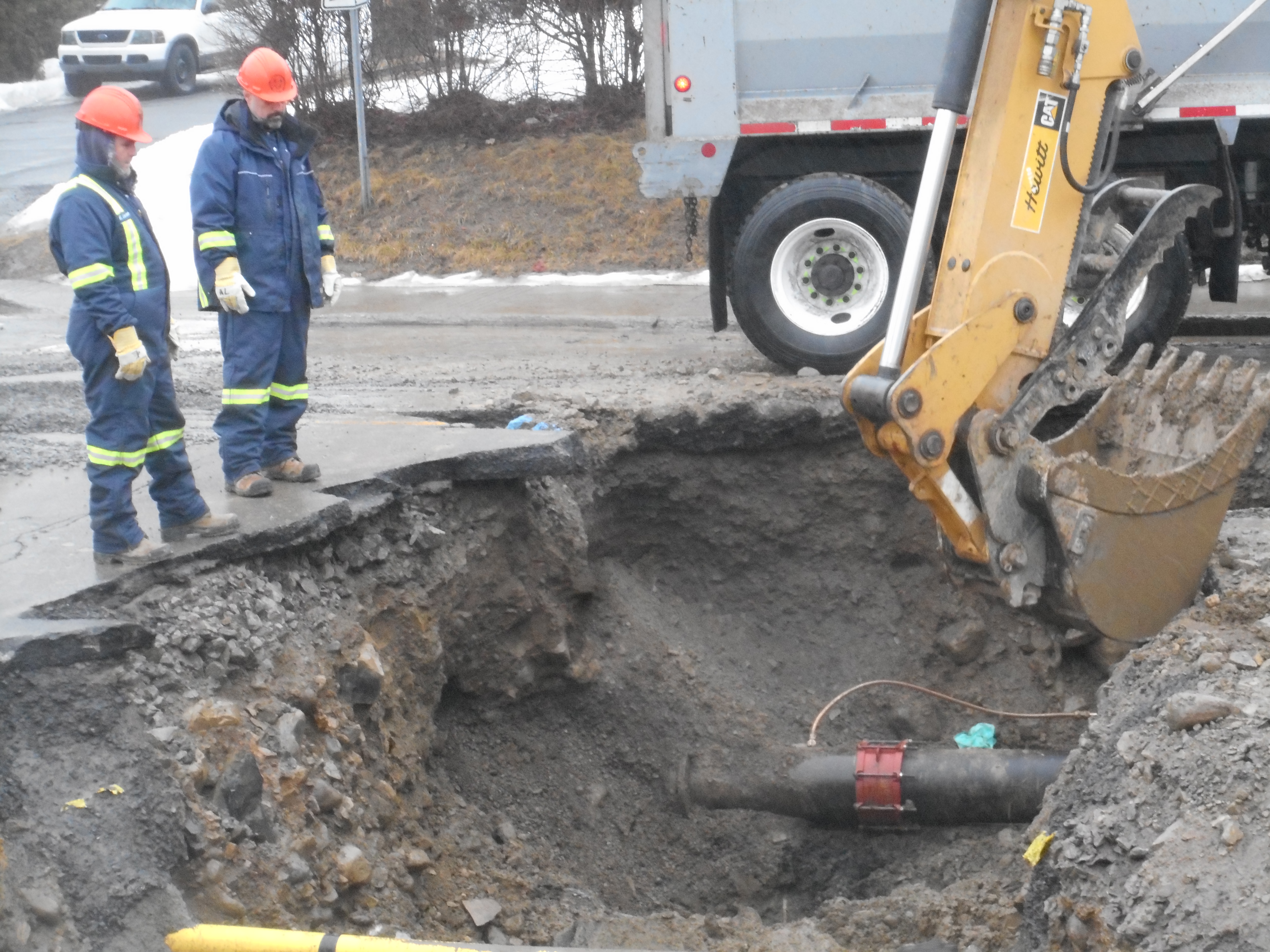 Image illustrant l'article: Une section du boulevard Primeau à Châteauguay toujours fermée