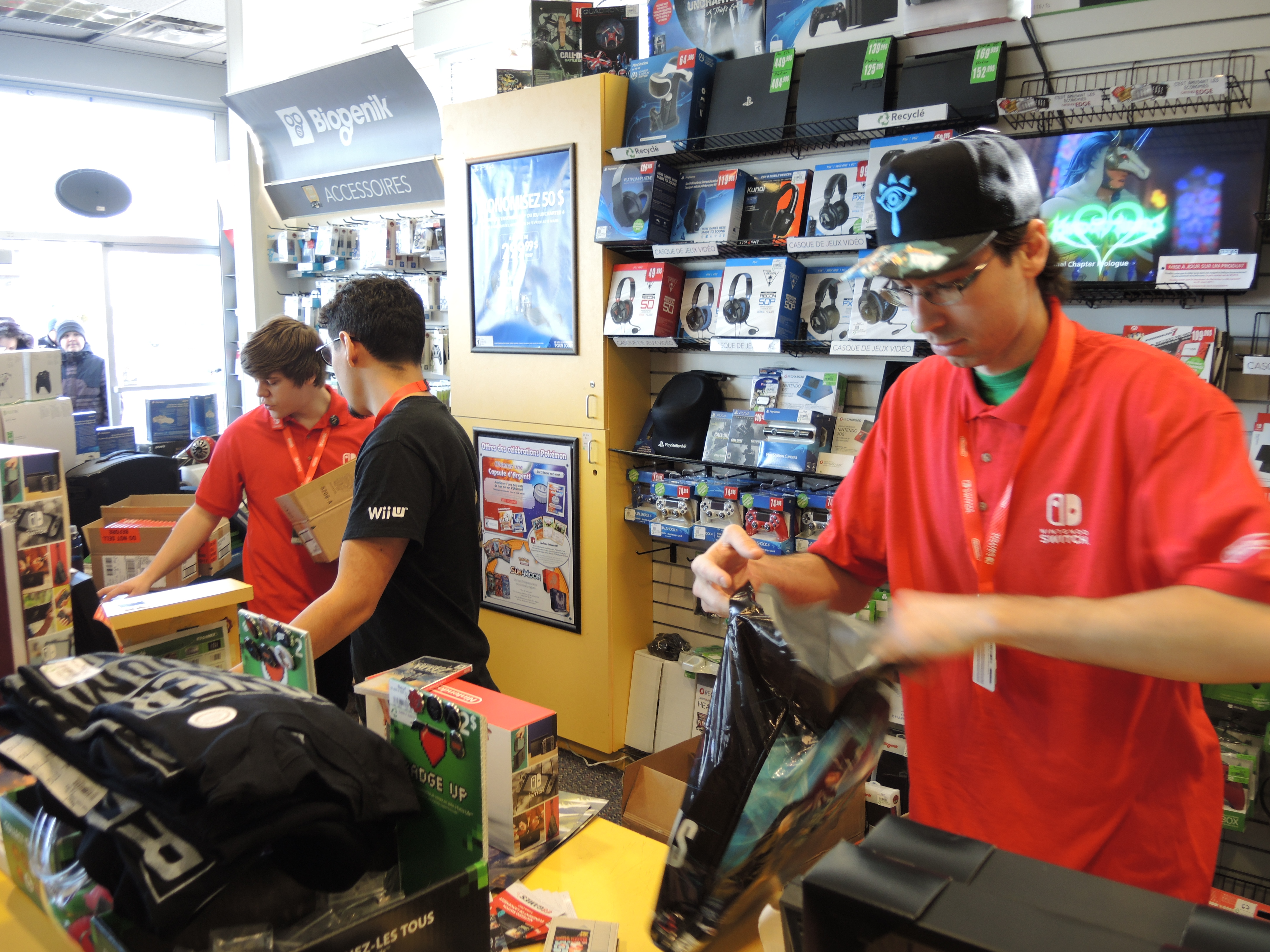 De bonne heure sur le piton pour la Switch