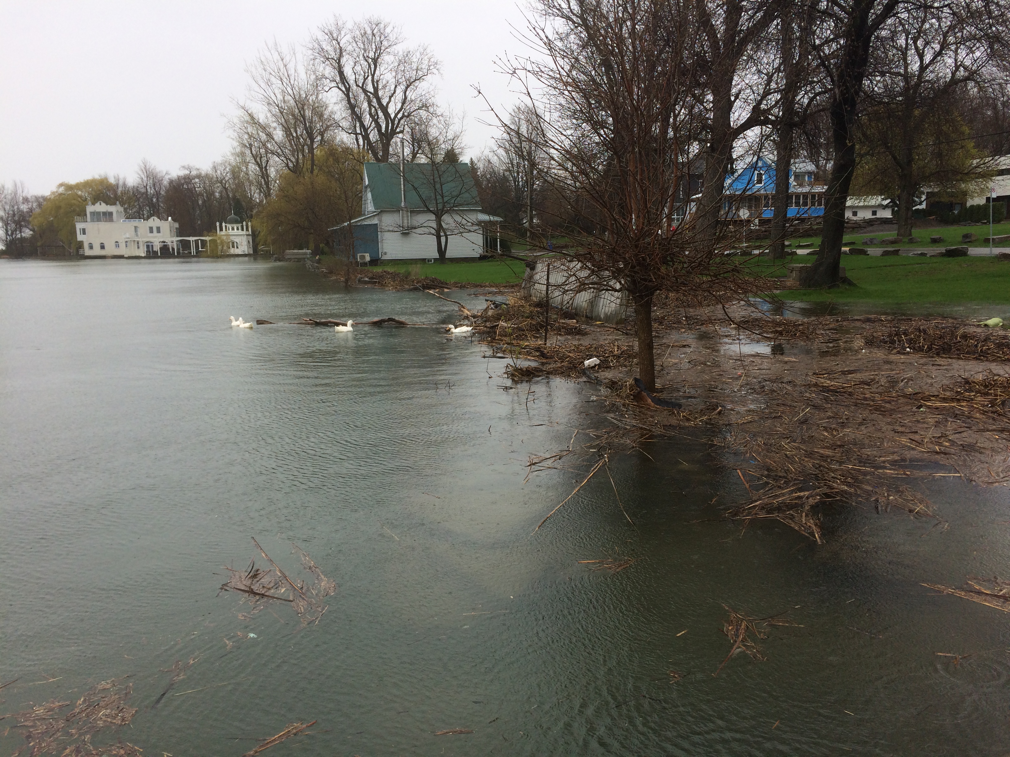 Crue des eaux : Léry sous haute surveillance
