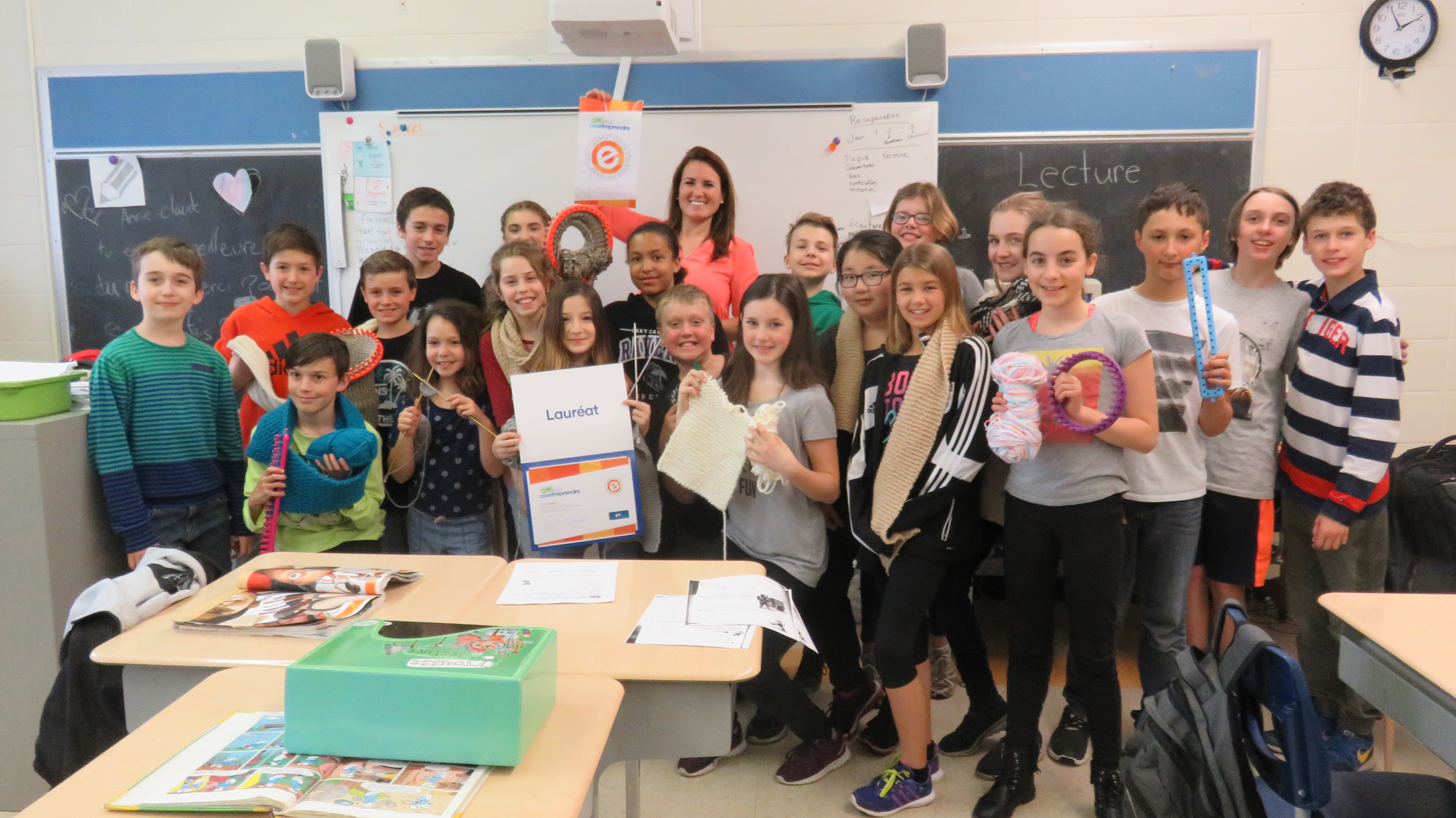 De jeunes entrepreneurs se distinguent à l’école des Trois-Sources