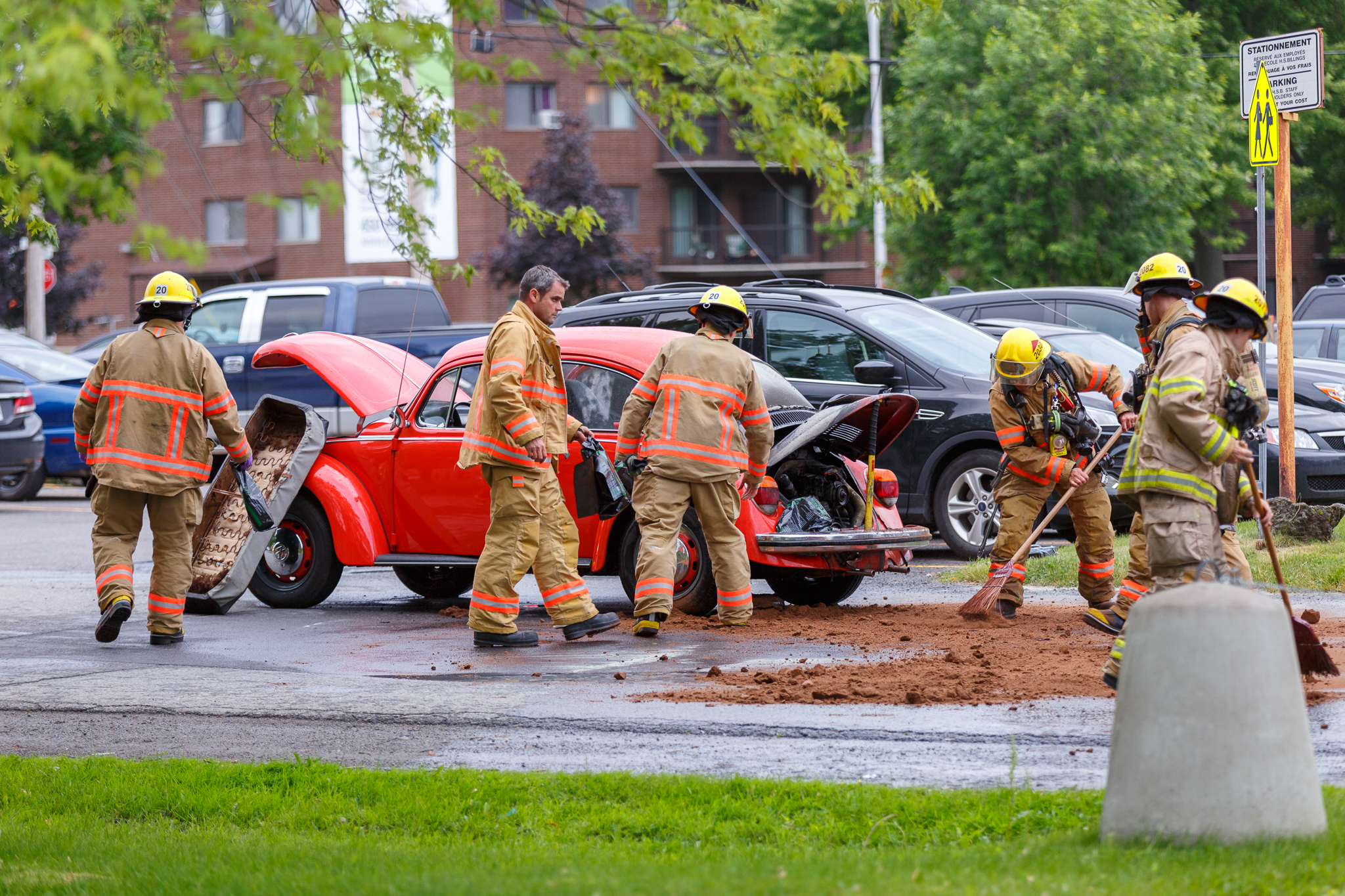 Une Coccinelle a eu chaud à Châteauguay