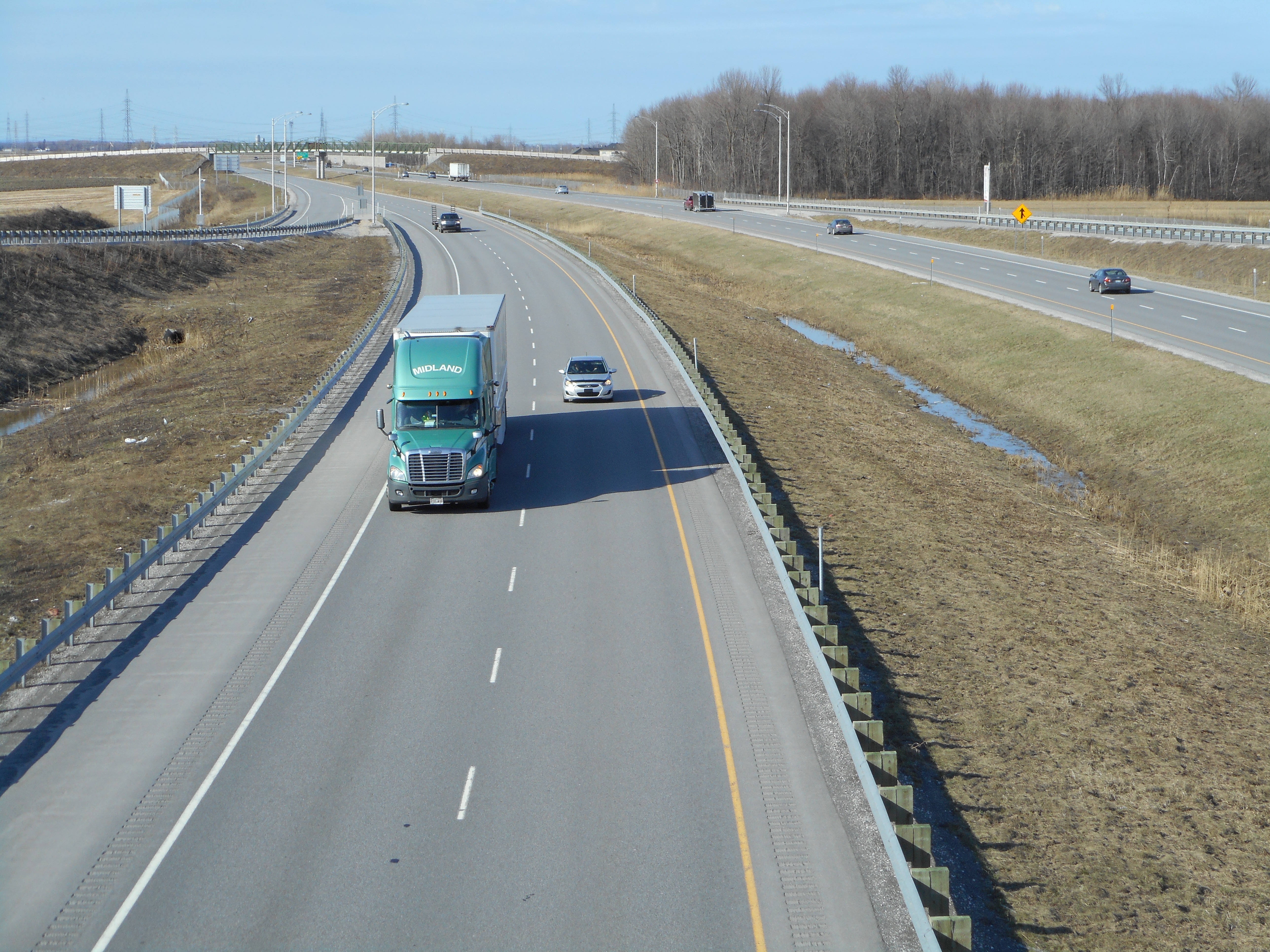 Image illustrant l'article: Fermetures de voies de nuit sur l'autoroute 30