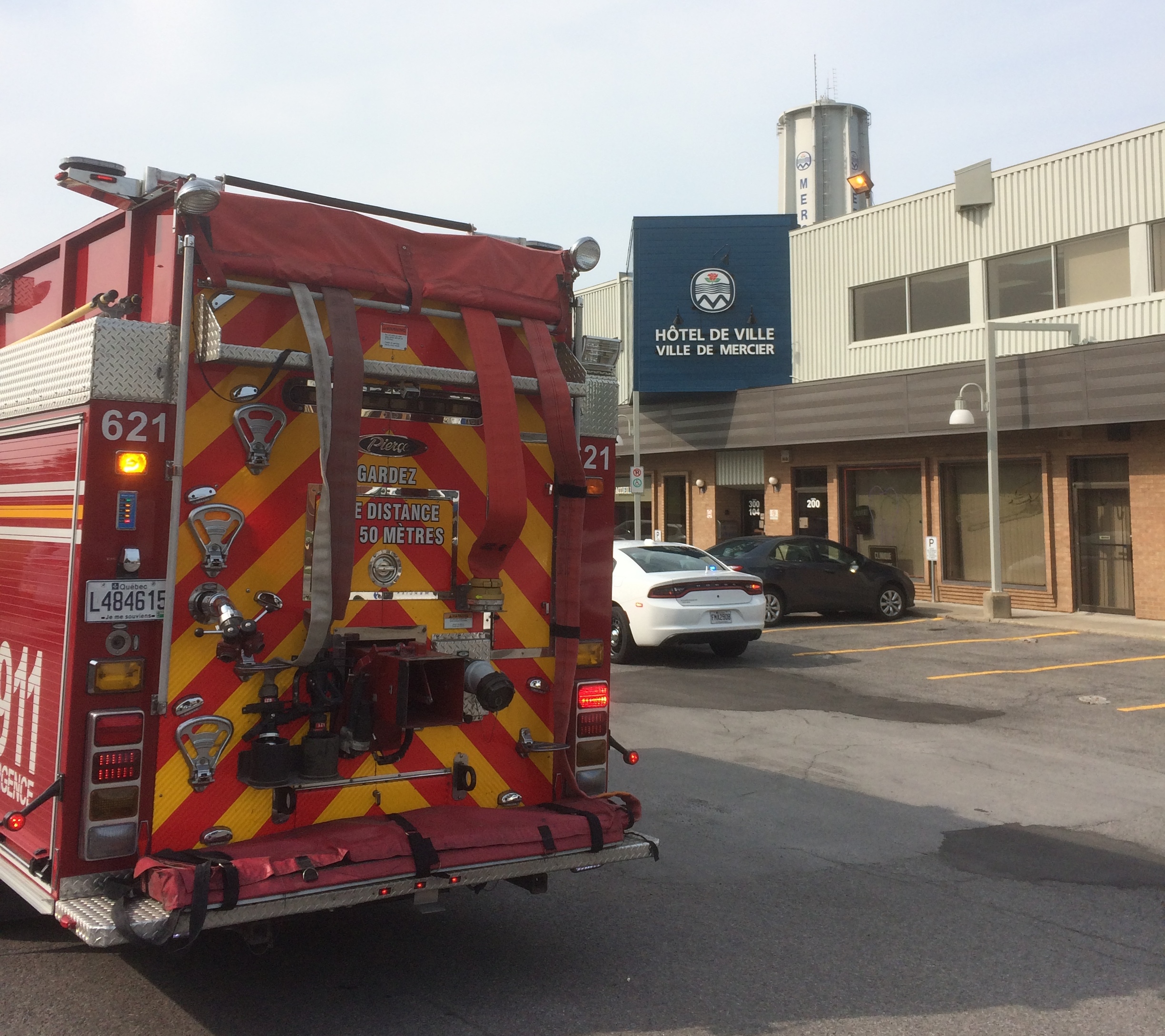 Fausse alerte incendie déclenchée par un enfant à l’hôtel de ville de Mercier
