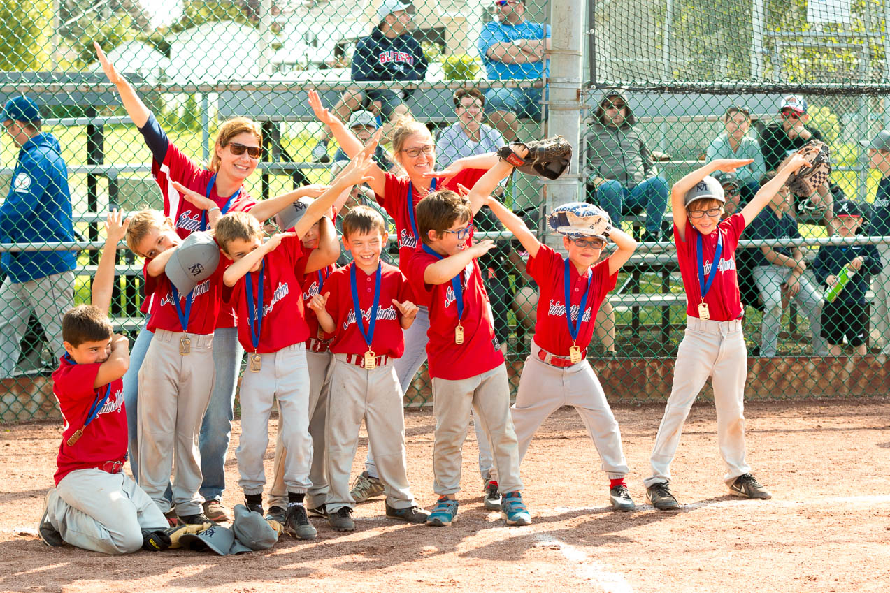 Une équipe de baseball de Sainte-Martine en or