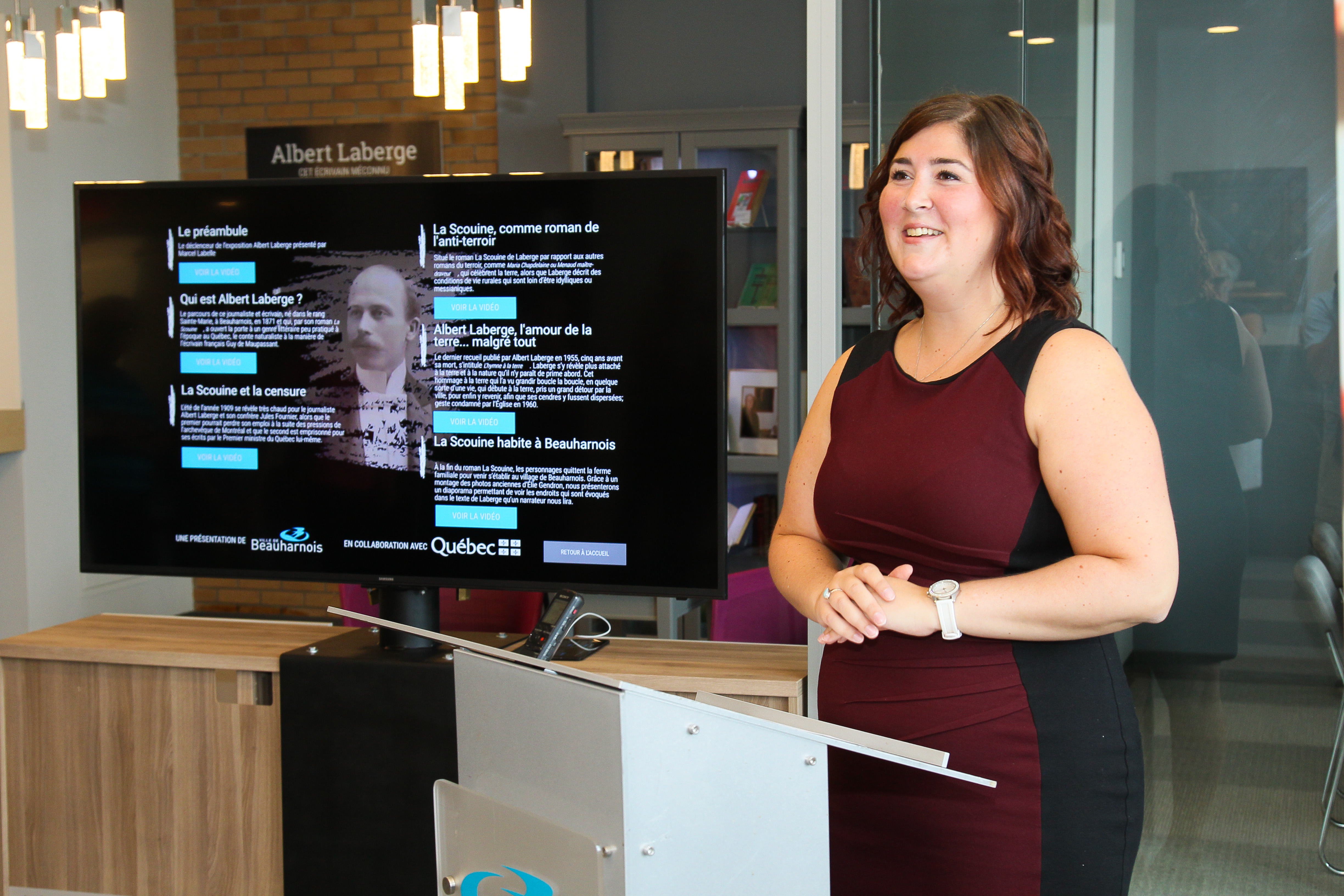 Nouvelle exposition multimédia à la bibliothèque de Beauharnois