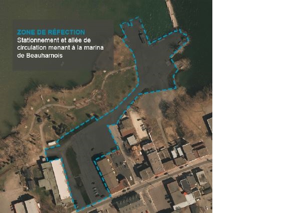 Stationnement public fermé partiellement à Beauharnois