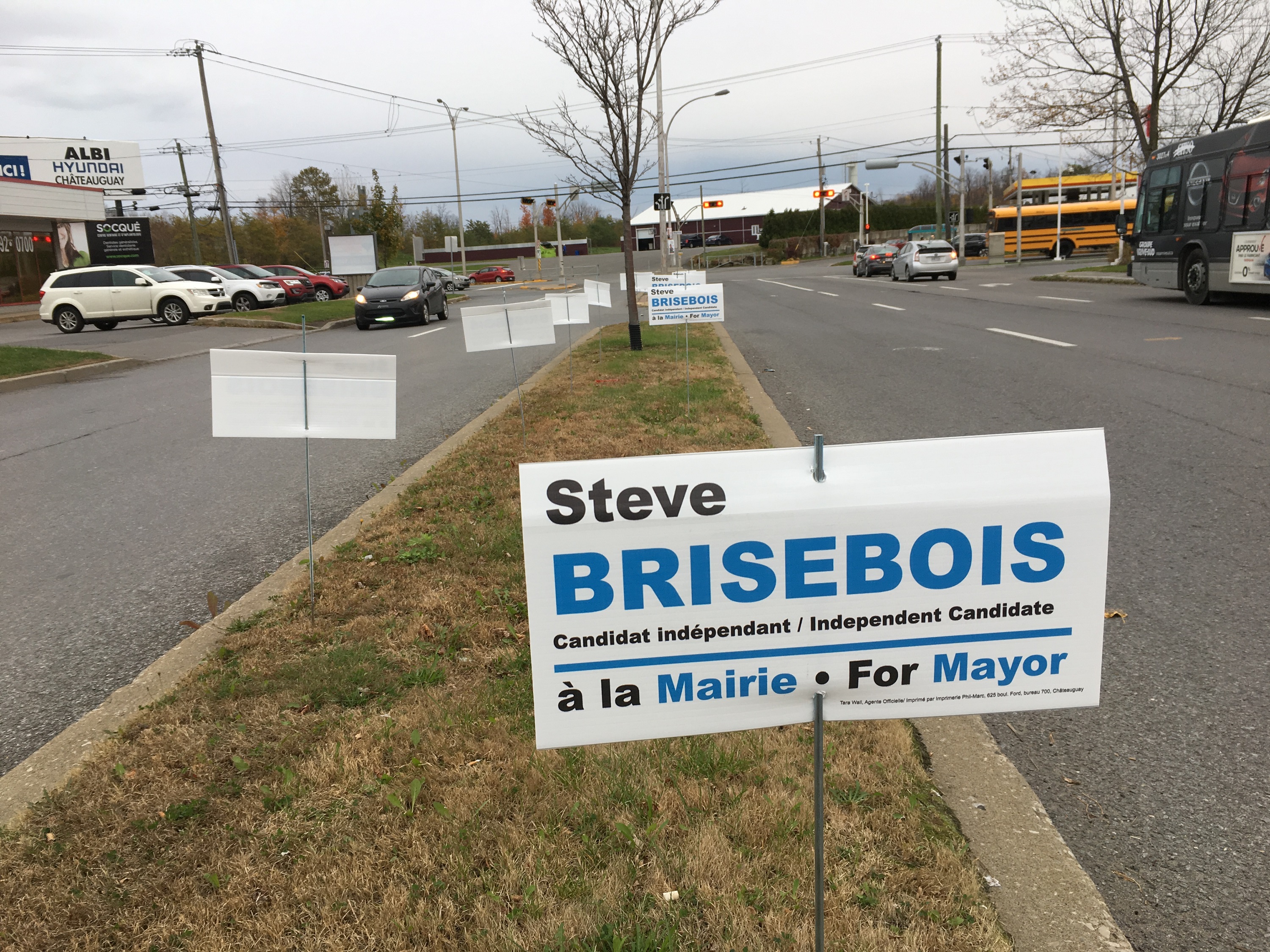 Image illustrant l'article: Steve Brisebois déplore s’être fait voler plusieurs pancartes