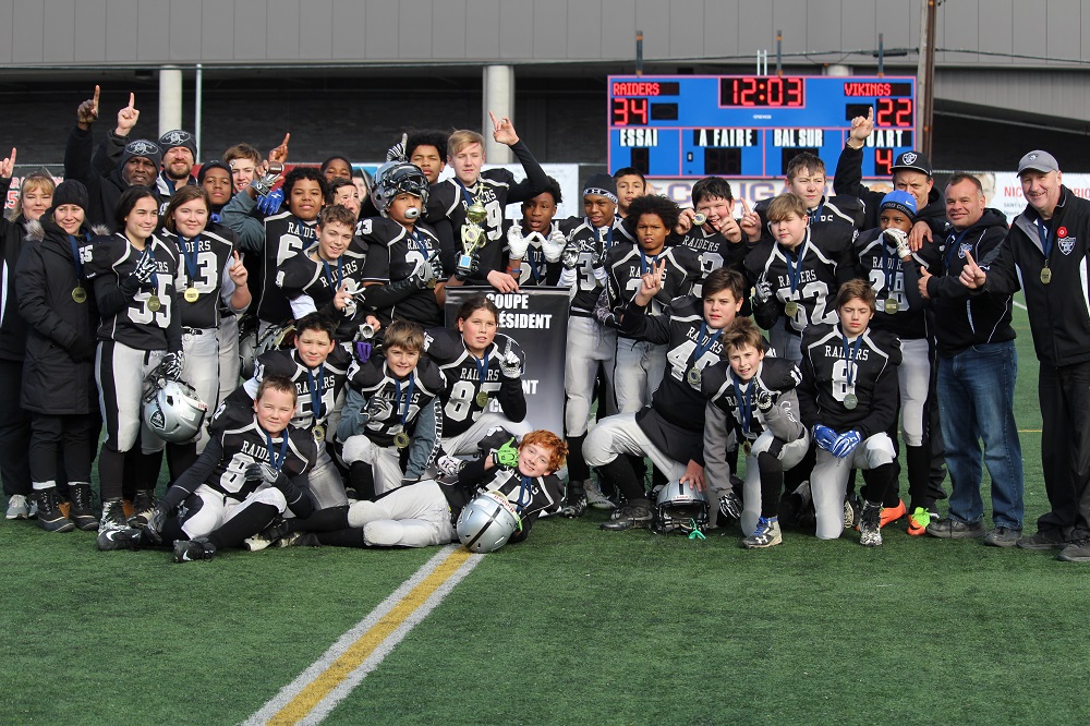 Les Raiders défendront l’honneur de la région de Montréal à Ottawa