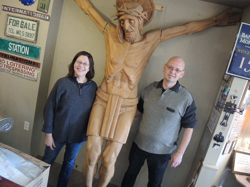 Coup de cœur pour une sculpture du Christ