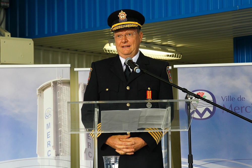 Départ à la retraite du directeur des incendies de Mercier