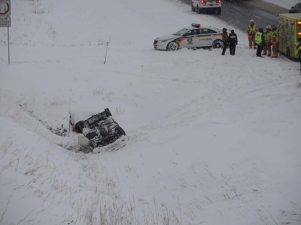 Accident sur l&rsquo;autoroute 30