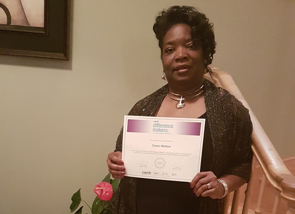 Infirmière honorée pour son travail en santé mentale