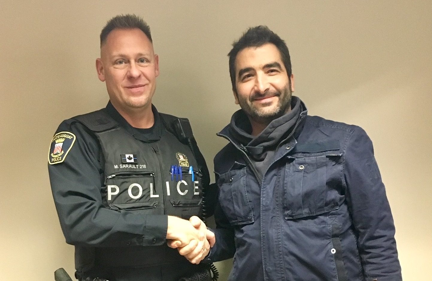 Merci au policier de Châteauguay qui l’a ramené à la vie