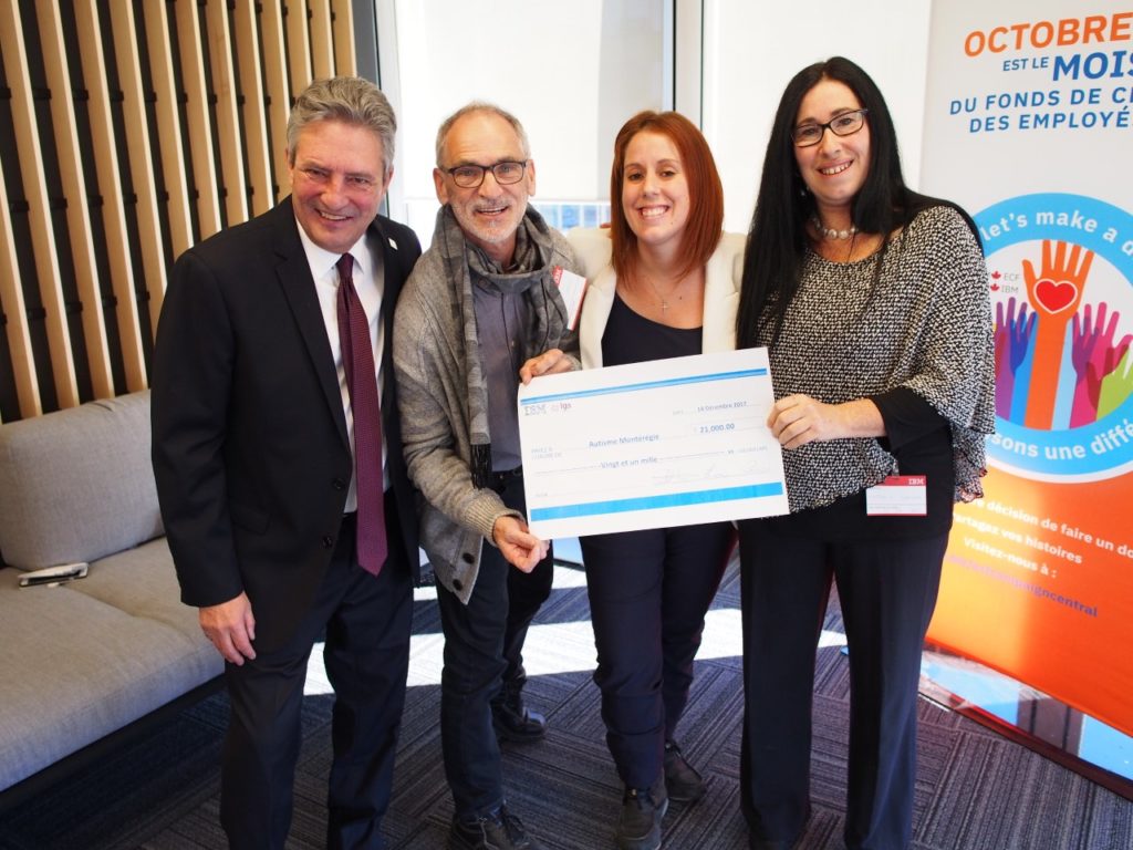 IMB Québec appuie Autisme Montérégie