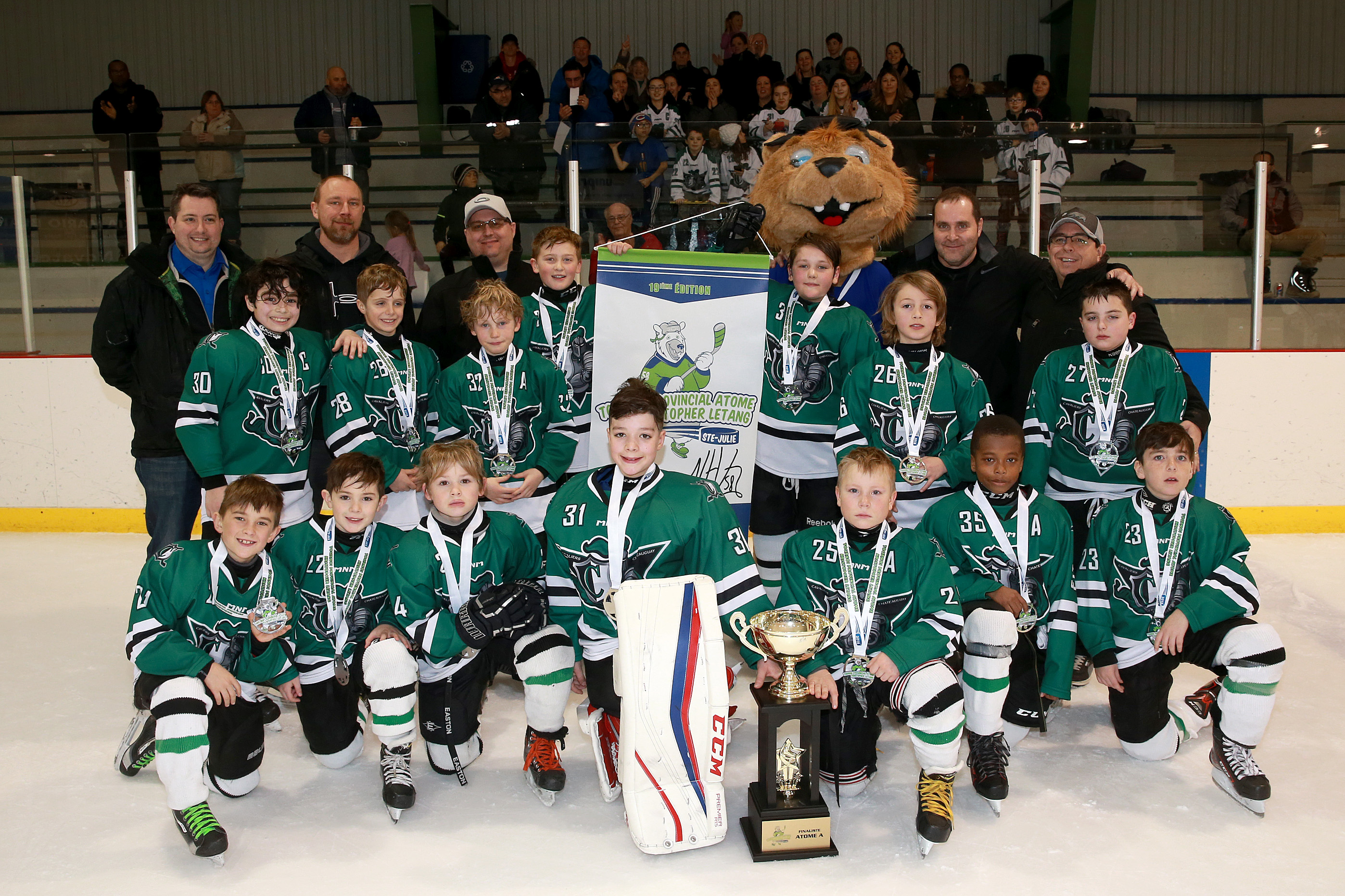 Barons de Châteauguay vice-champions à Sainte-Julie