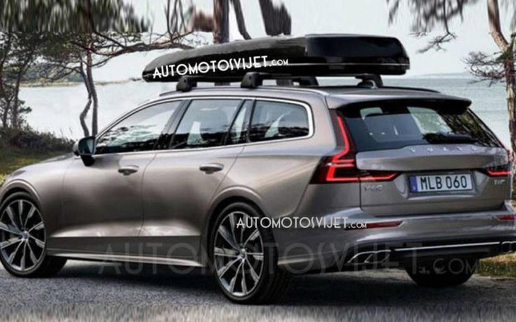 Les premières images de la Volvo V60 2019?