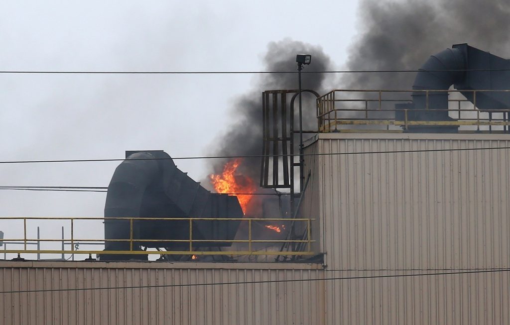 Incendie à l&rsquo;usine Goodyear