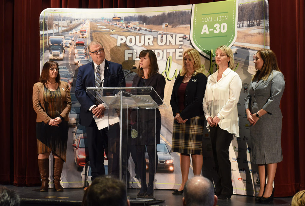 La Rive-Sud fait front commun pour désengorger l’autoroute 30