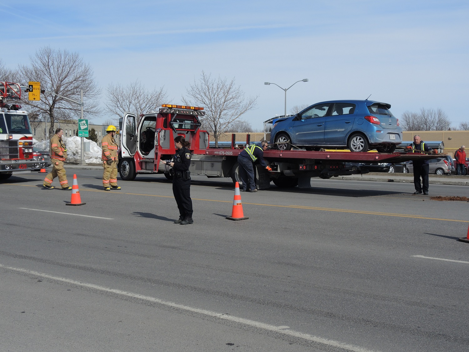 Image illustrant l'article: Deux accidents sur un boulevard en moins d'une heure