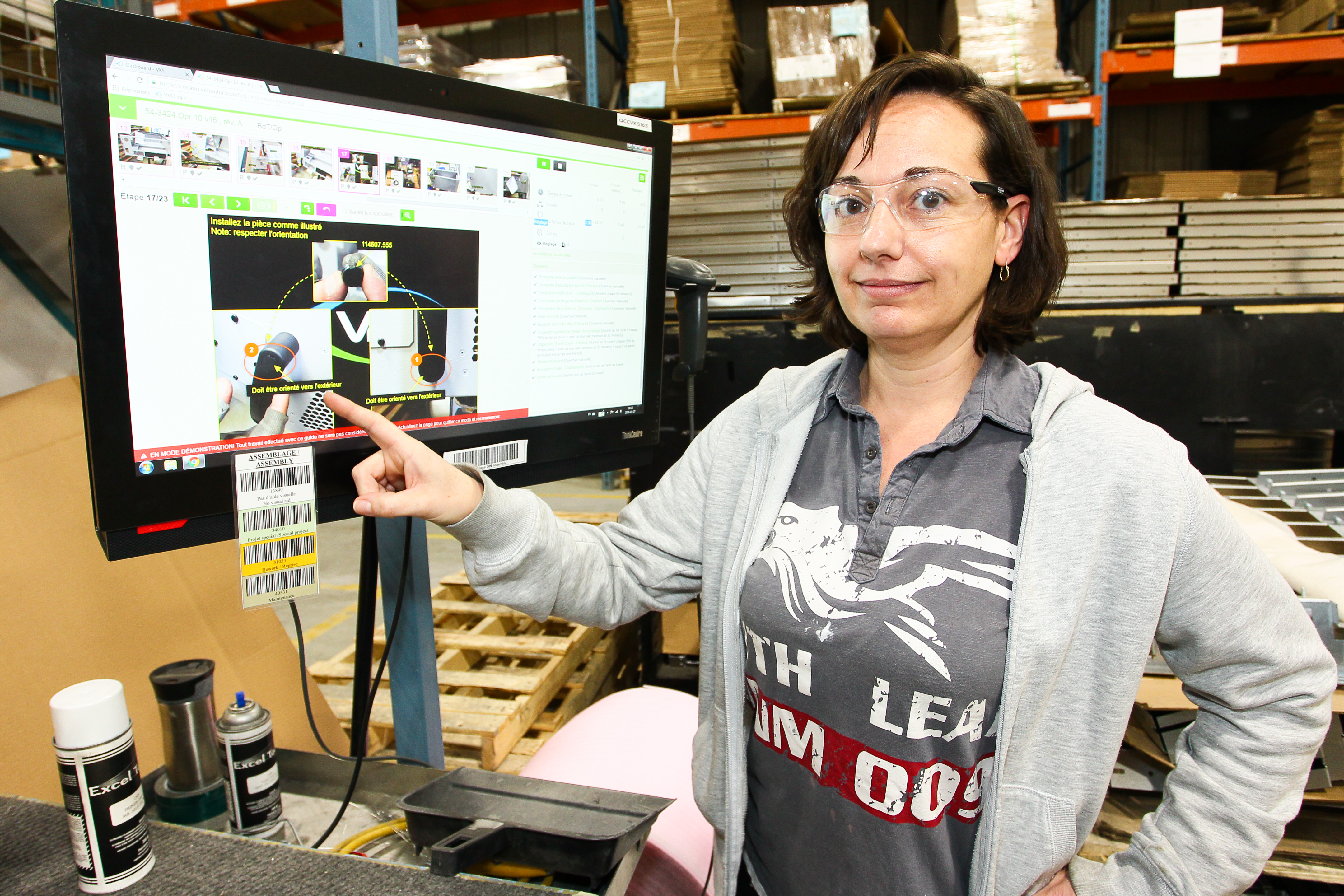 Image illustrant l'article: Employés de CMP conquis par la techno 4.0