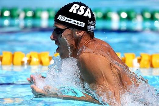 Un champion olympique de natation fait escale à Châteauguay