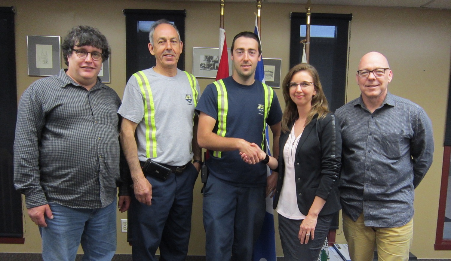 Convention collective de sept ans pour les cols bleus de Sainte-Martine