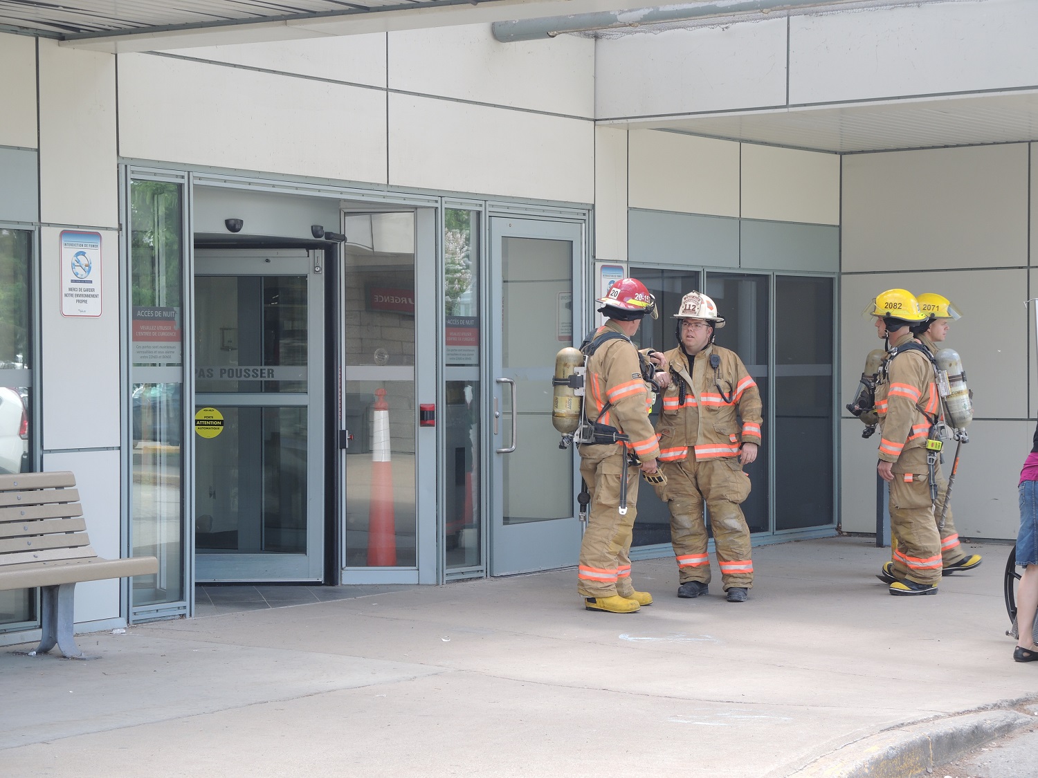 Les pompiers appelés à l’hôpital Anna-Laberge