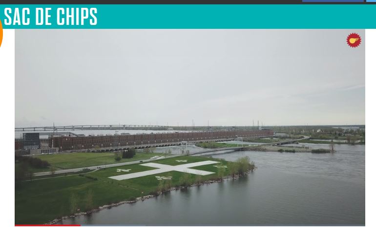 Le fleurdelysé géant à Beauharnois en vedette