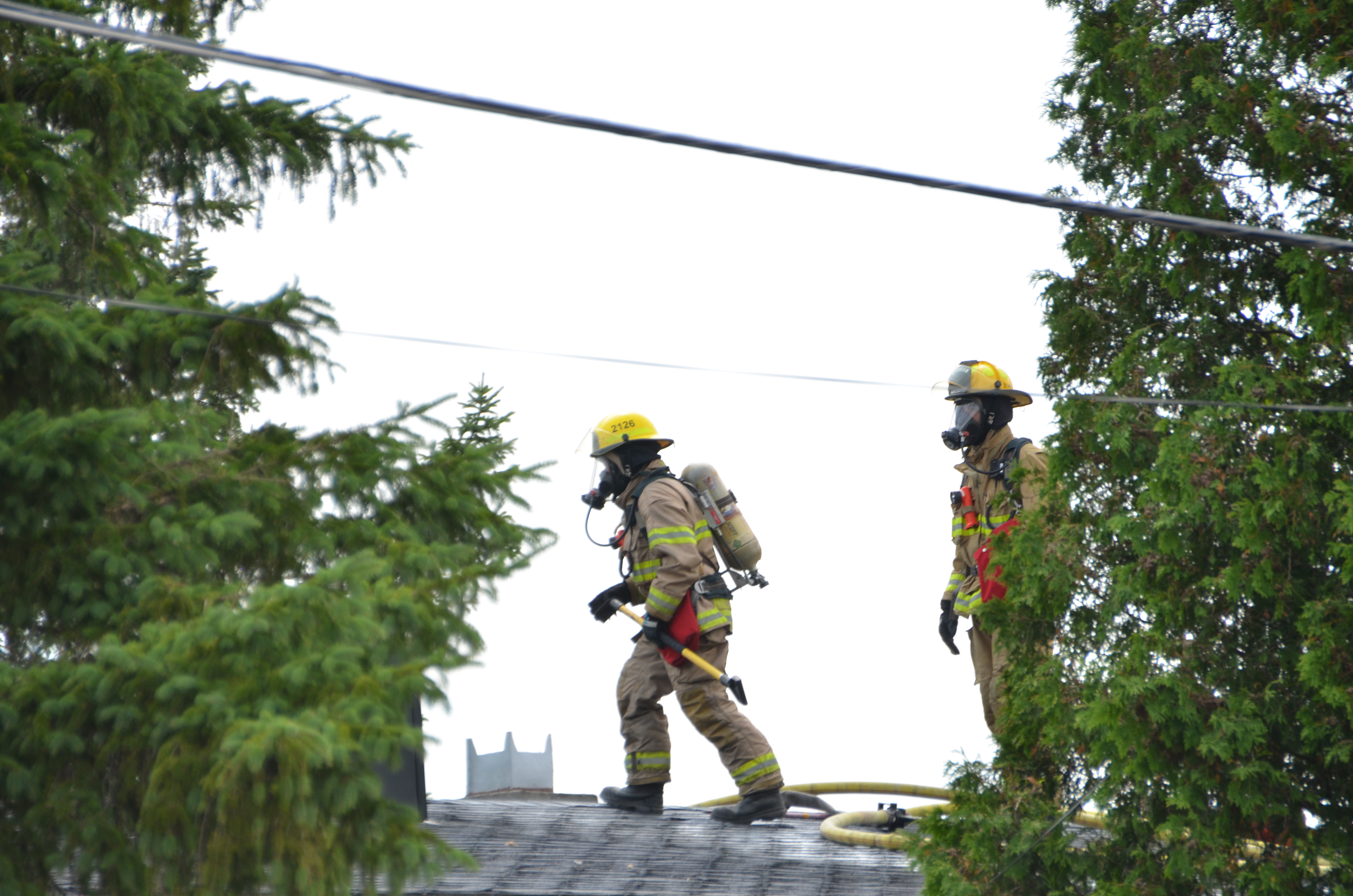 Image illustrant l'article: Une maison ravagée par les flammes à Mercier