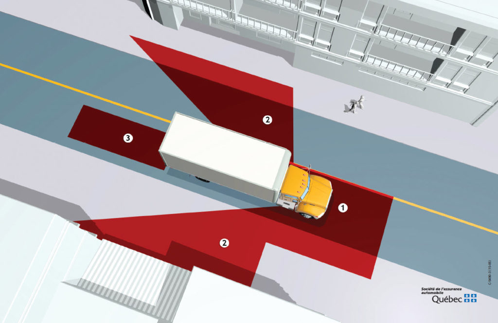 Image illustrant l'article: Angles morts des poids lourds : conseils à respecter pour les usagers de la route