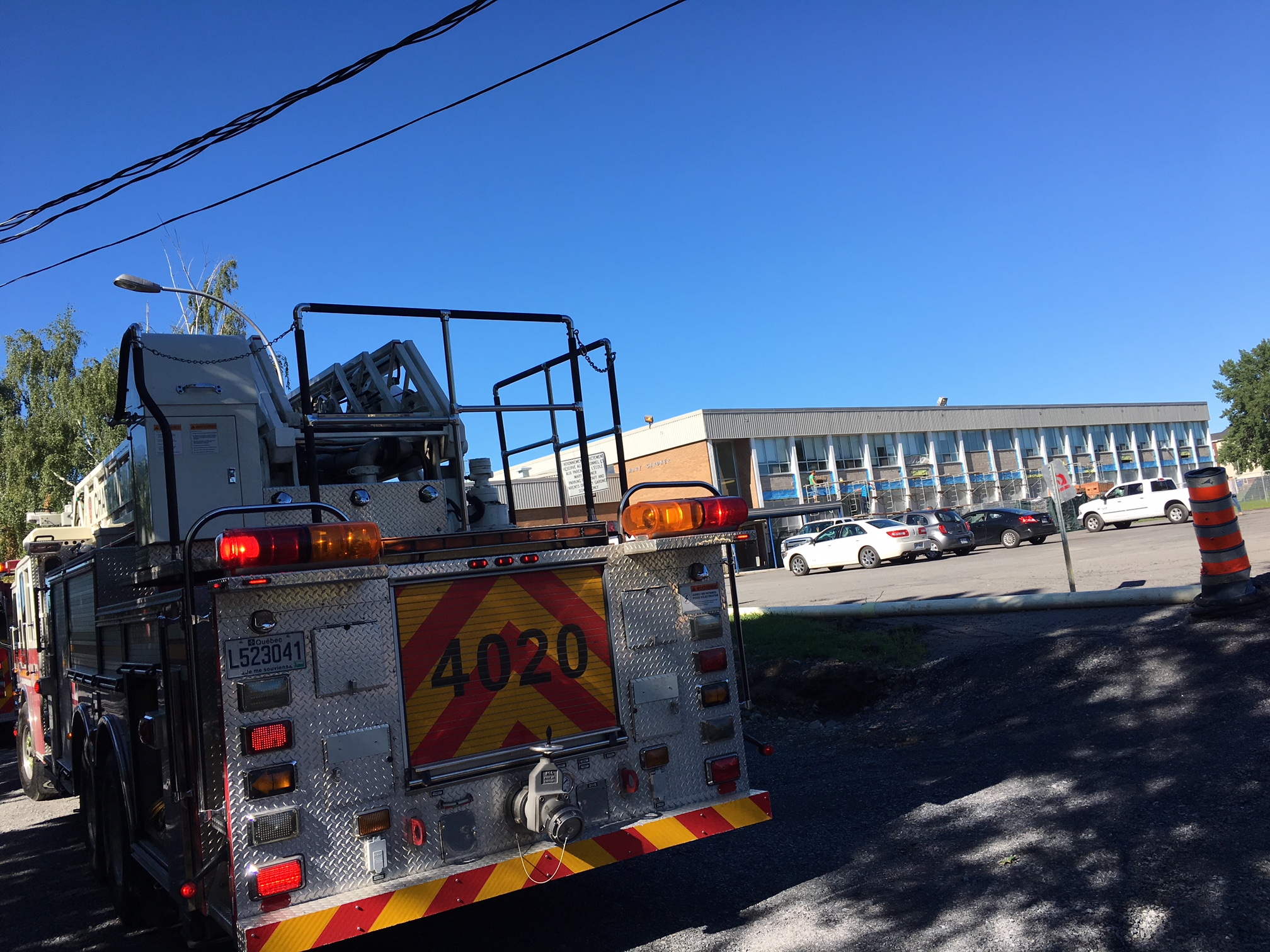 Début d’incendie à l’école Mary Gardner