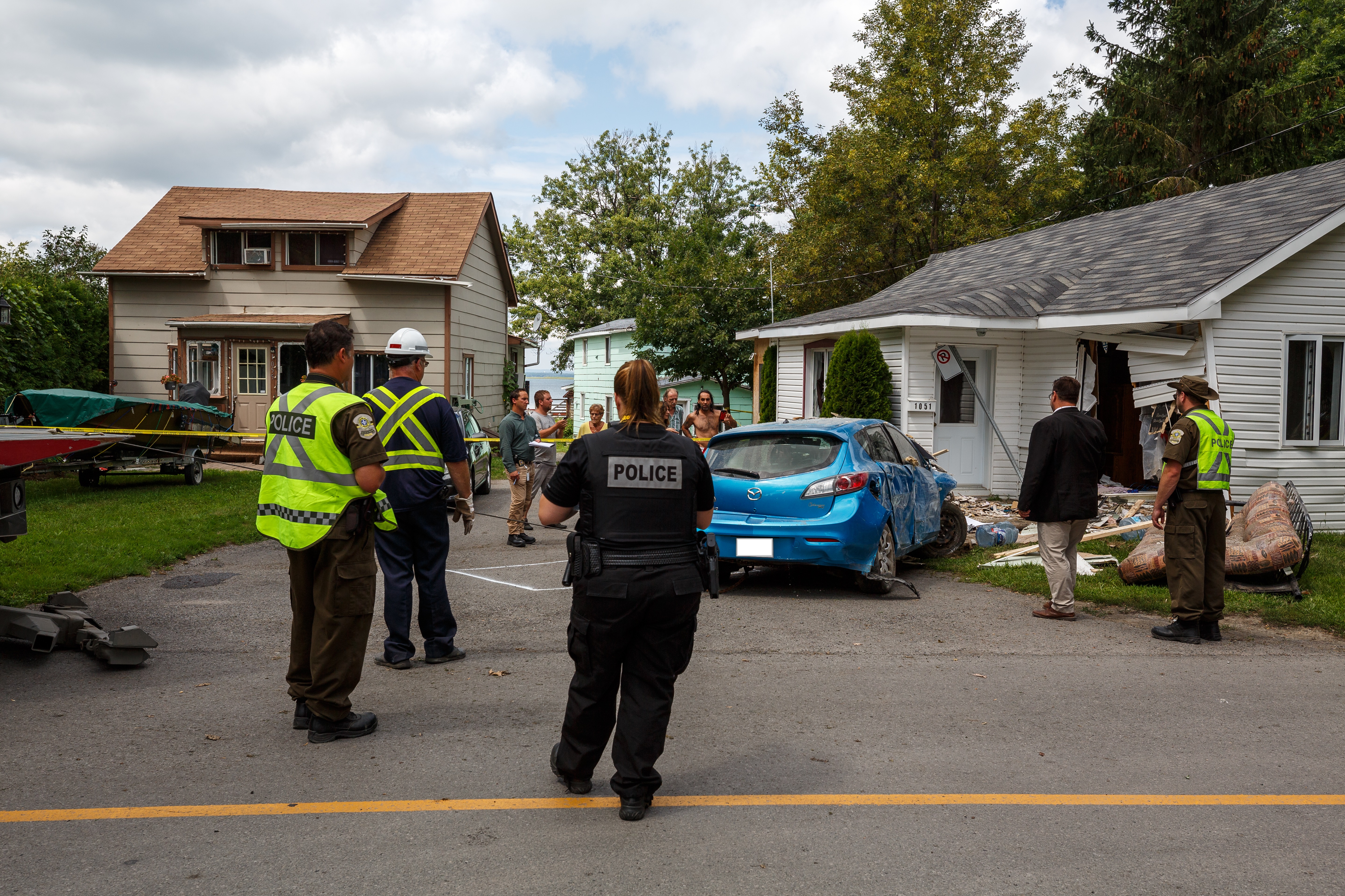 Image illustrant l'article: Accident à Léry : le conducteur arrêté