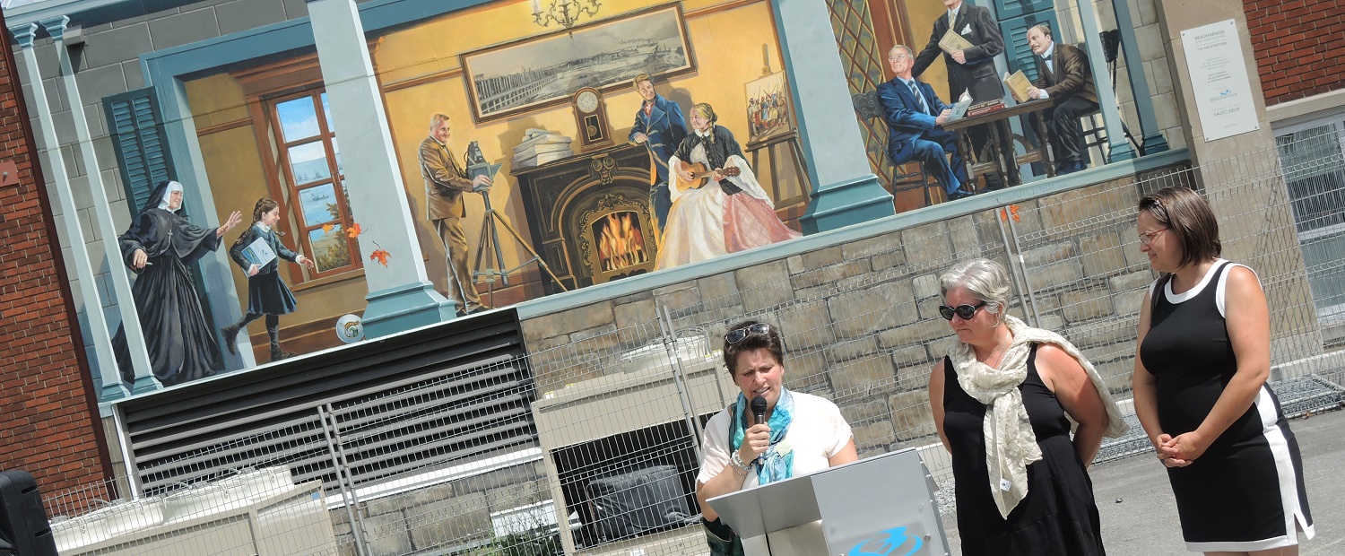 Image illustrant l'article: Beauharnois racontée sur une fresque