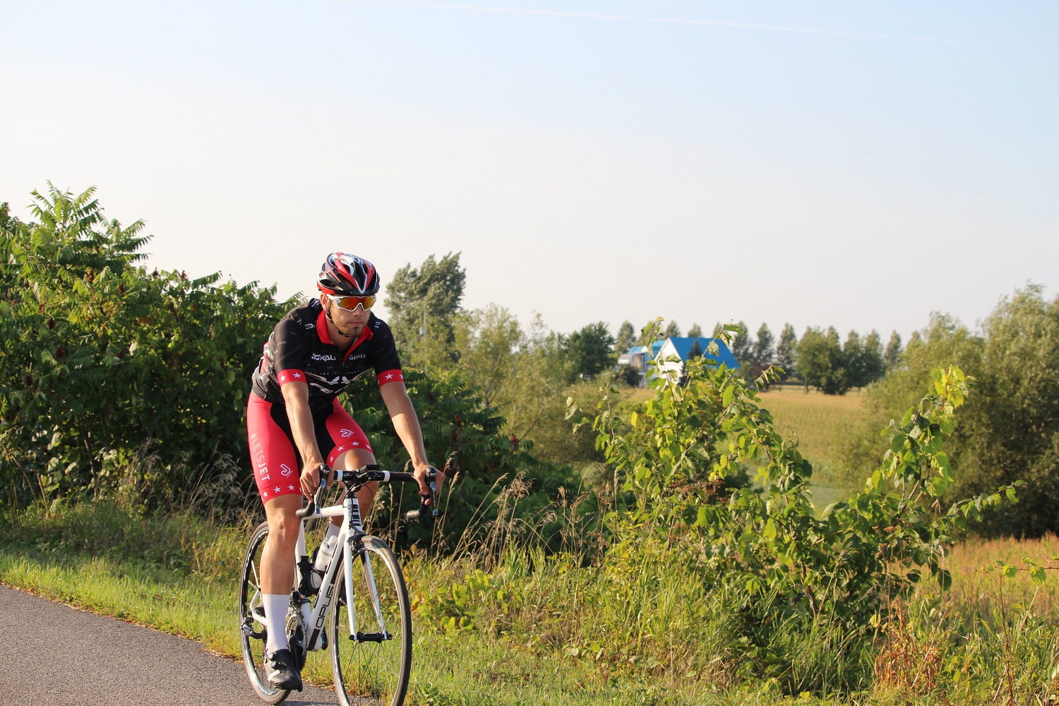 Image illustrant l'article: La piste cyclable prolongée à Sainte-Martine