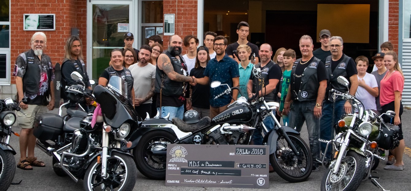 Des «bikers» épaulent la maison des jeunes de Beauharnois