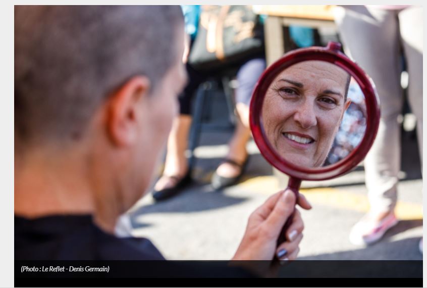 Image illustrant l'article: Elle coupe ses cheveux d’un mètre de long pour Leucan