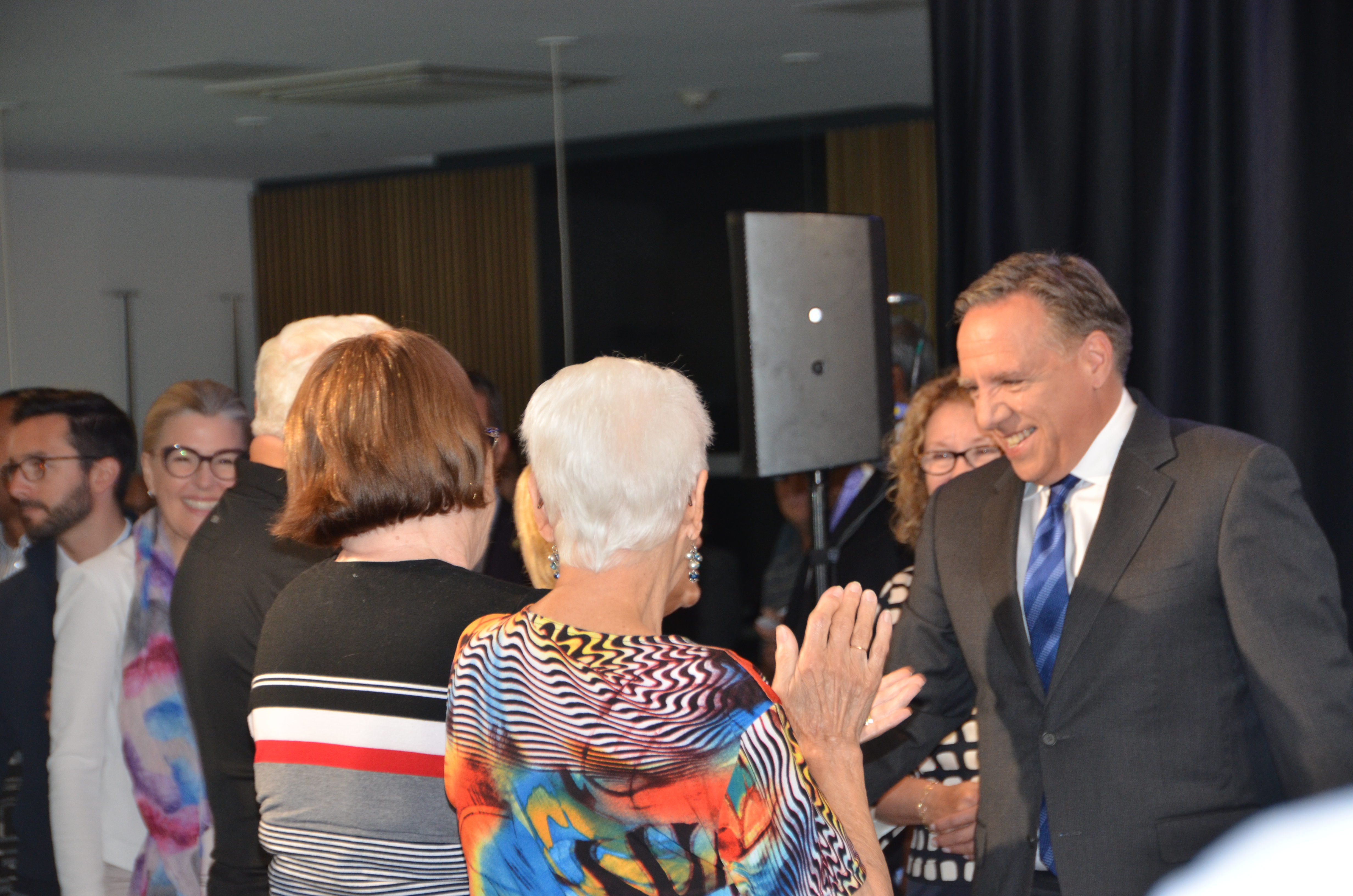 Legault parle de soins à domicile à Châteauguay