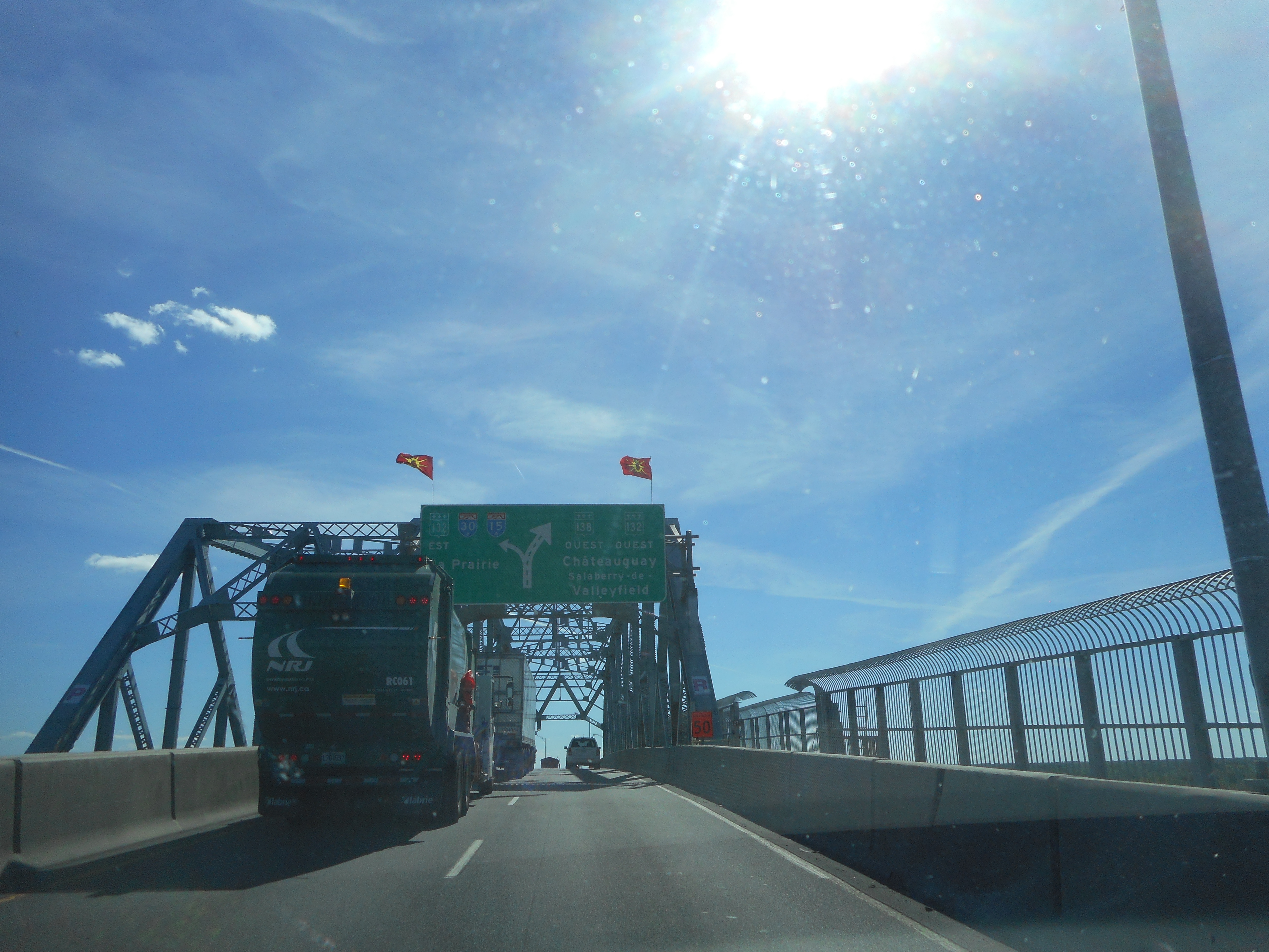 Un accident a perturbé l&rsquo;heure de pointe au pont Mercier