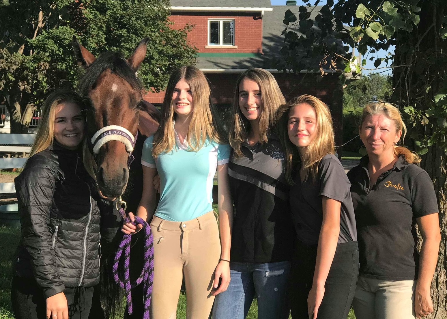 Image illustrant l'article: Quatre cavalières de Mercier à la finale des Jeux équestres de Bromont