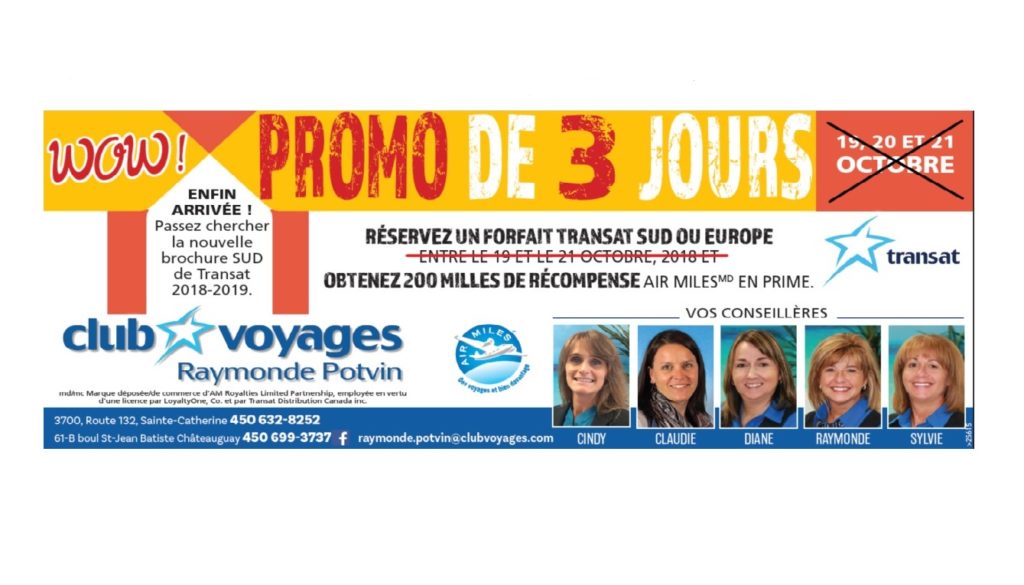 Image illustrant l'article: Erreur dans une publicité